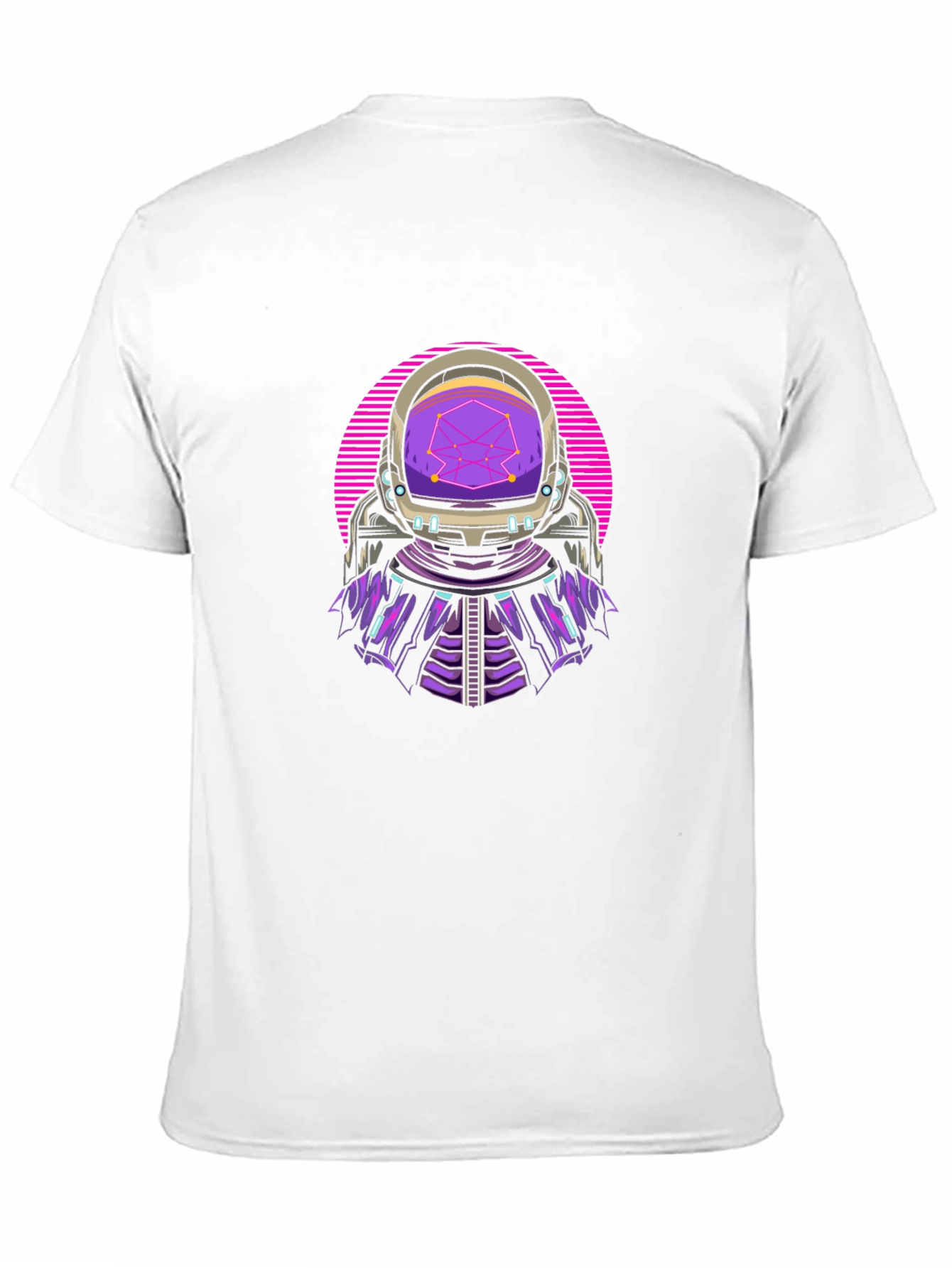 Black Retro Astronaut T-Shirt - Galactic Style view 11