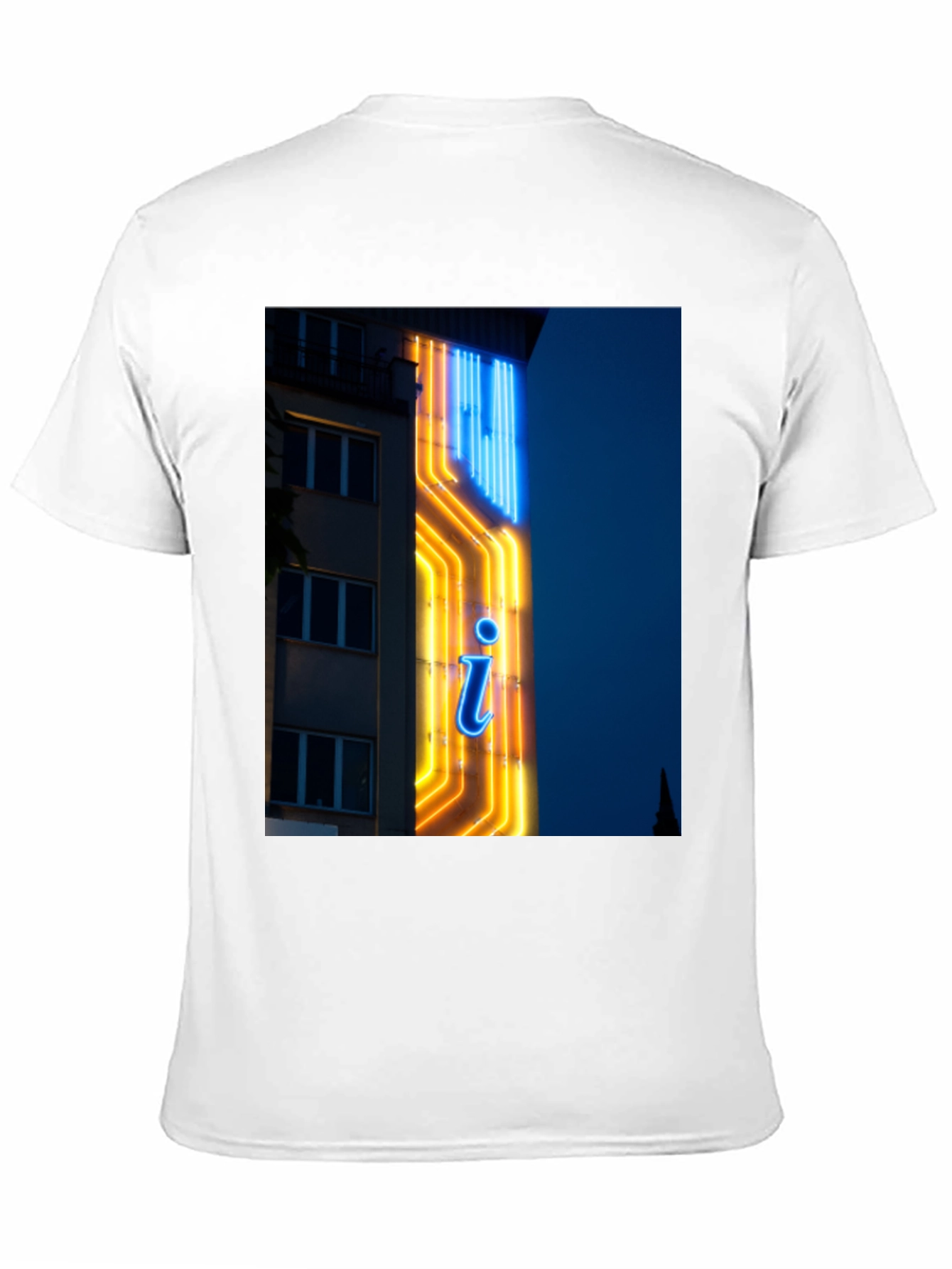 Black Neon Sign Graphic T-Shirt view 11
