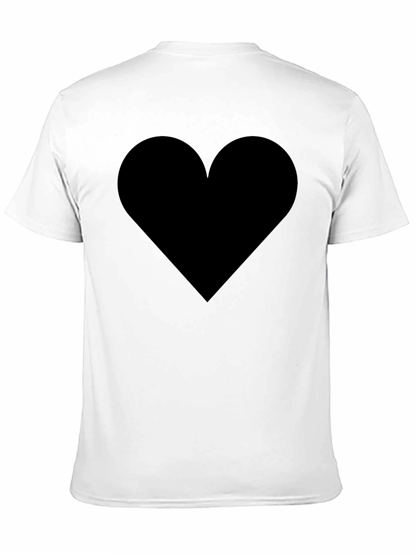 Black Black Heart Graphic Tee - Stylish & Comfortable view 11