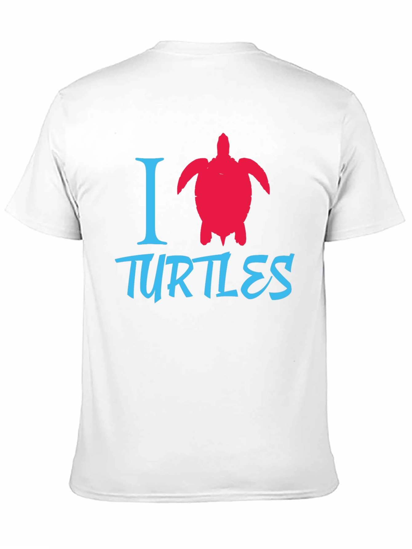 Black I Love Turtles Graphic Tee - Black view 11