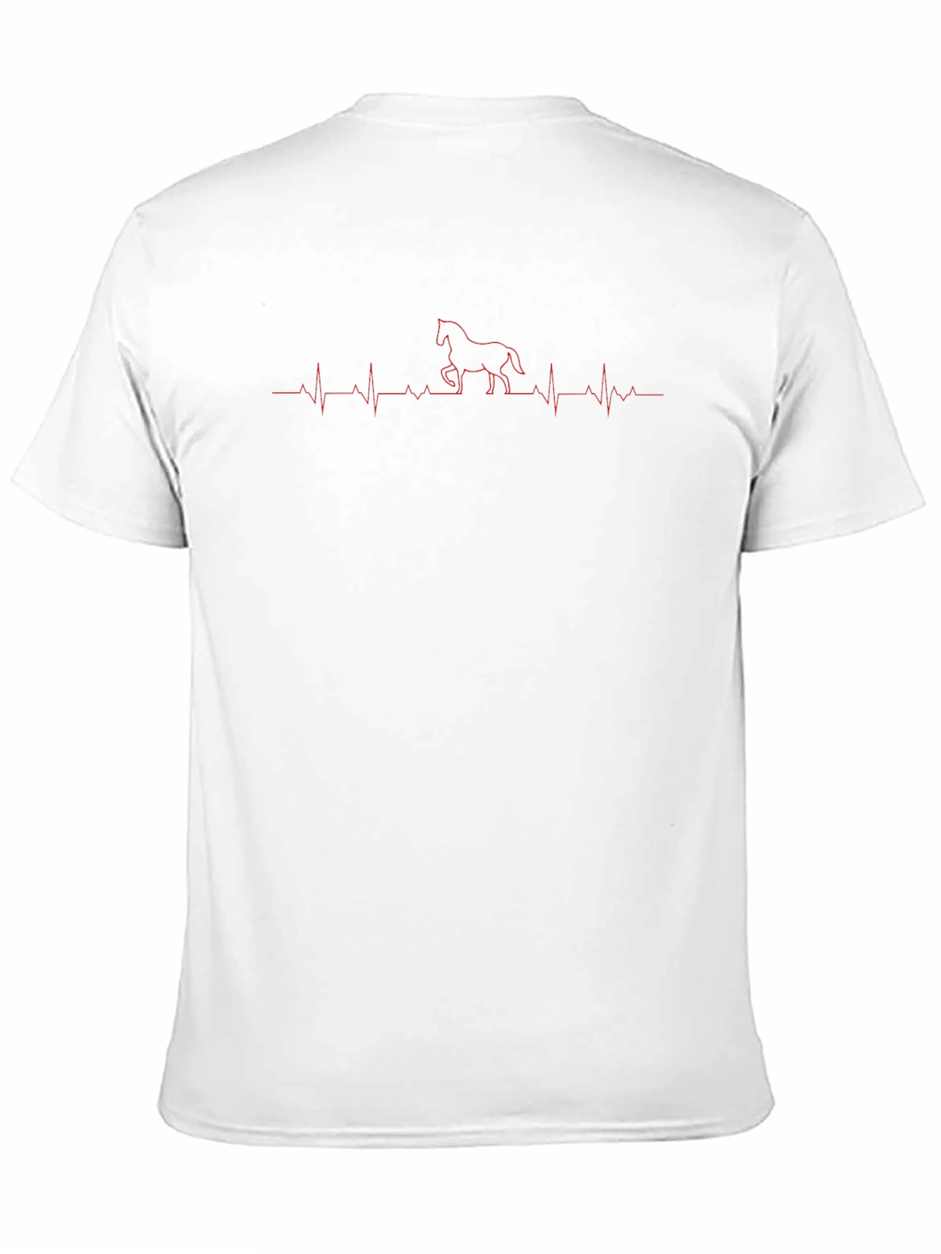 Black Horse Heartbeat T-Shirt - Equestrian Love view 11