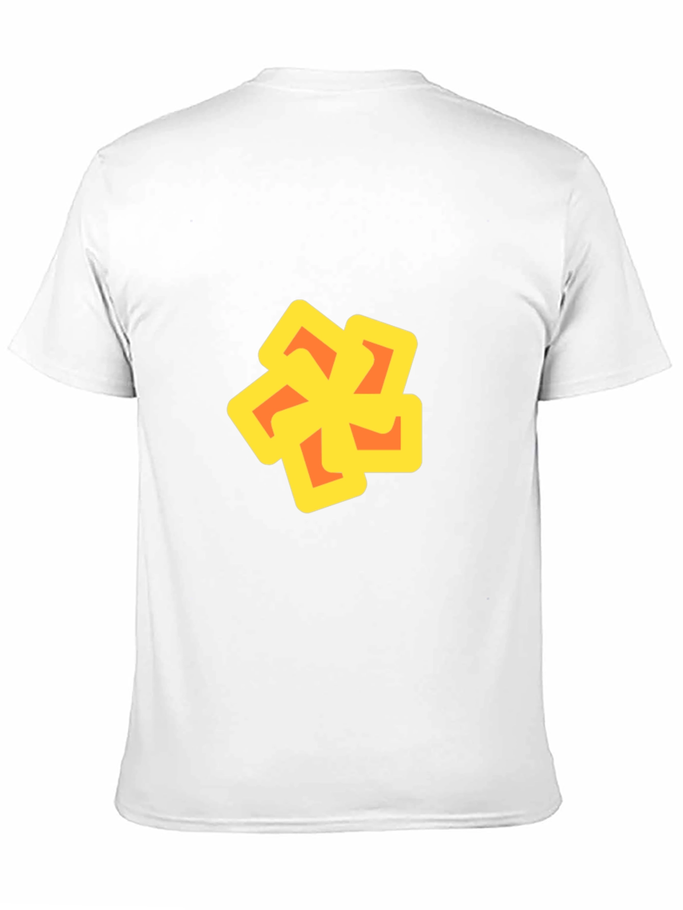 Black Abstract Graphic Black T-Shirt view 11