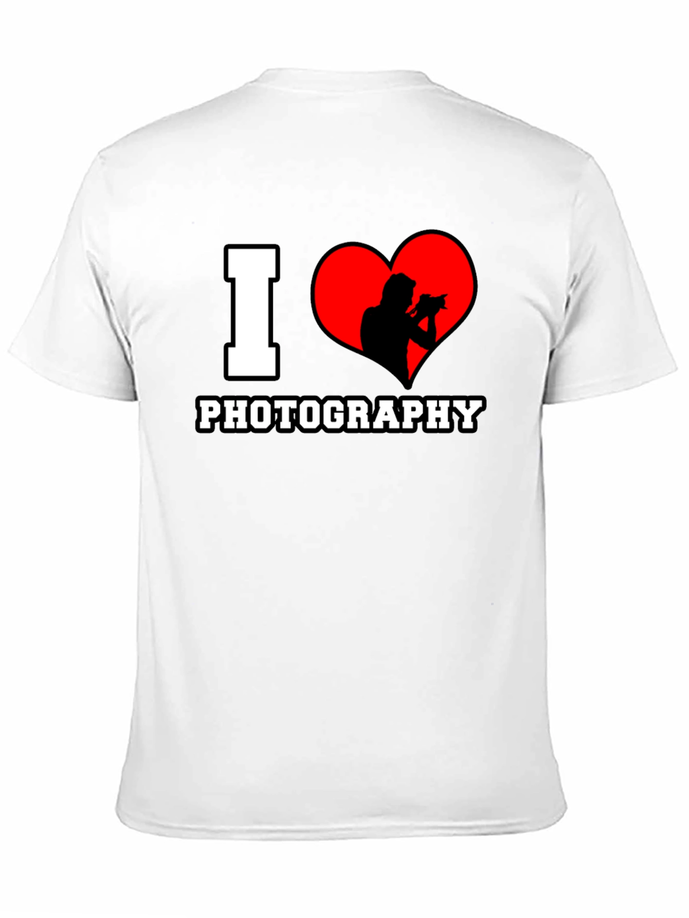 Black I Heart Photography Black T-Shirt view 11