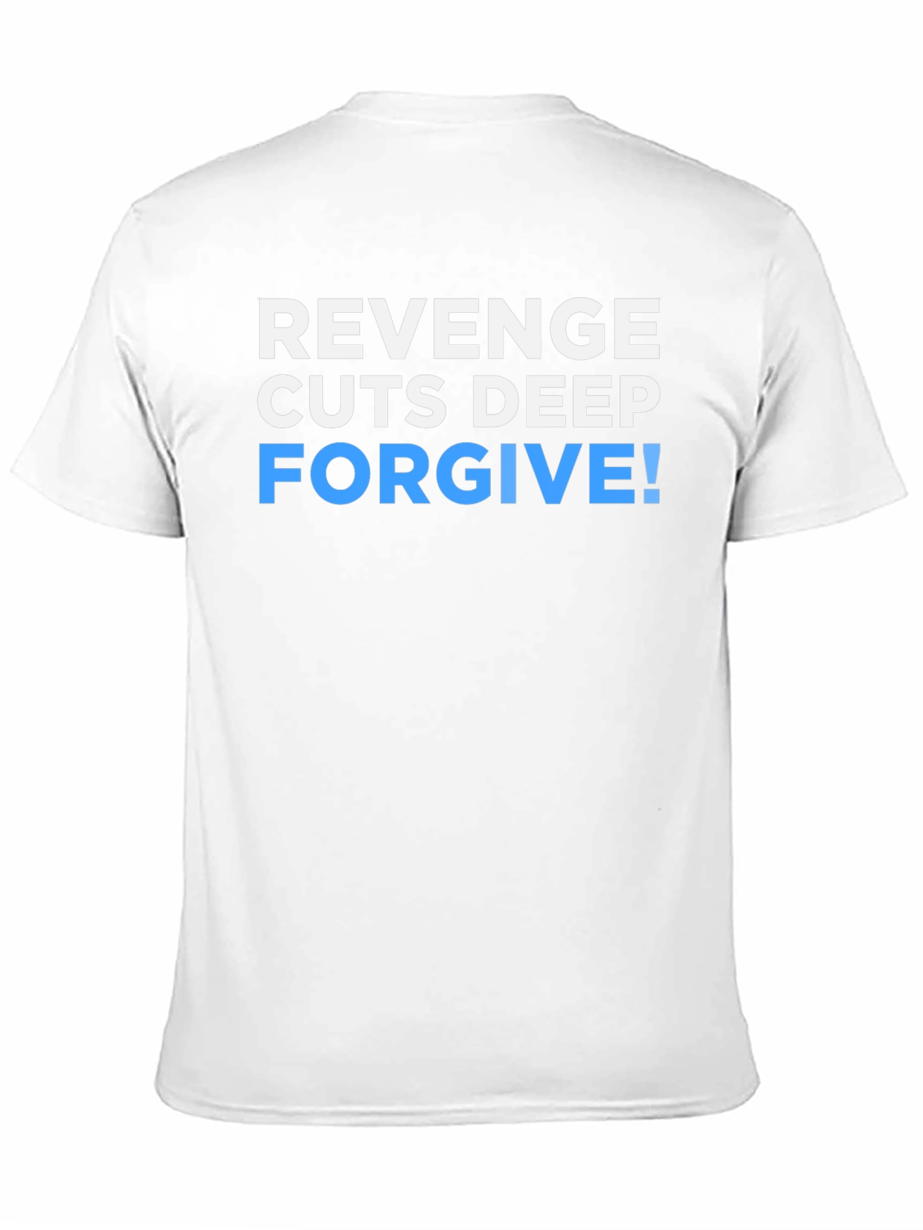 Black Revenge Cuts Deep Forgive Graphic T-Shirt view 11