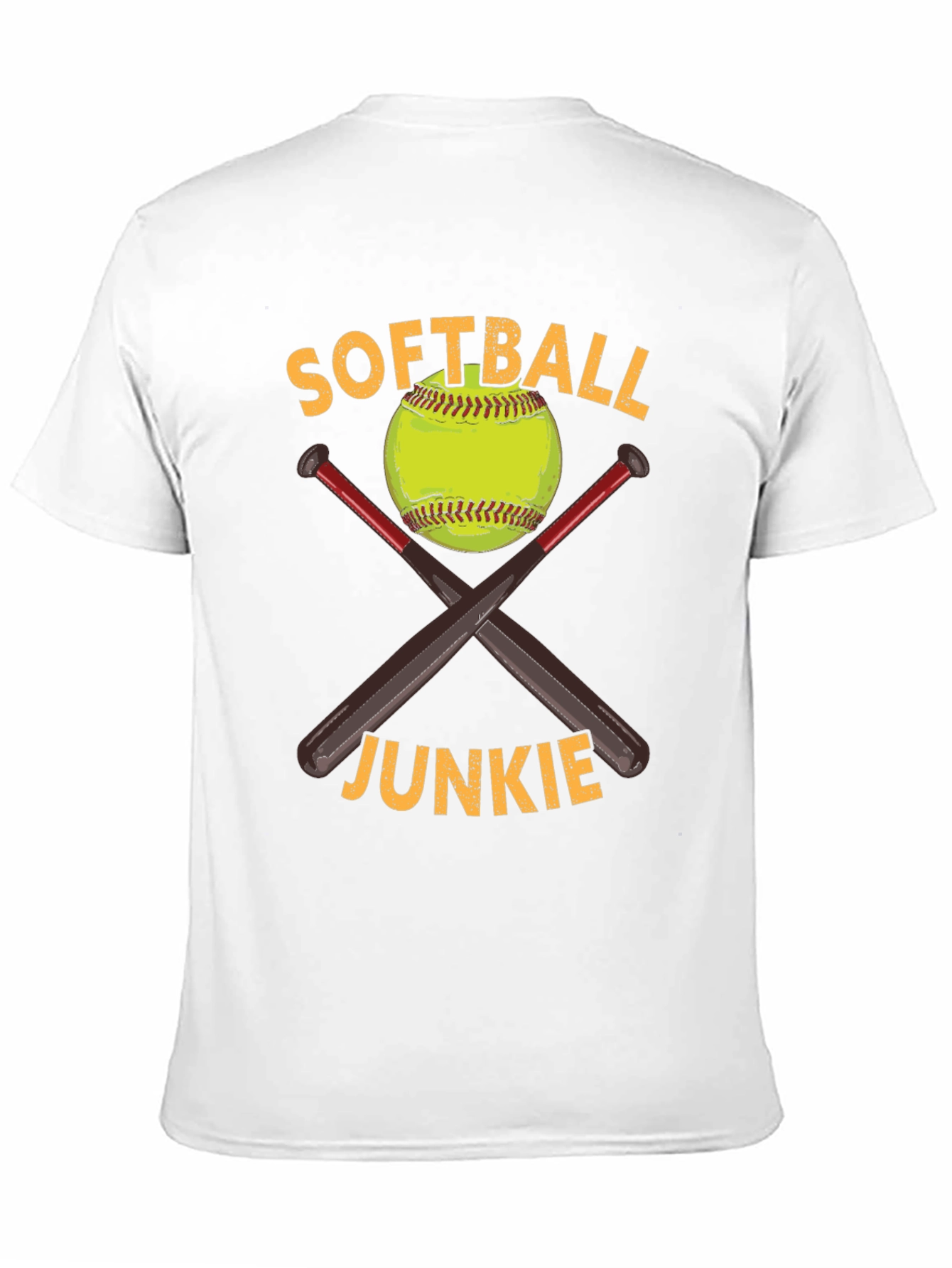 Black Softball Junkie Graphic Tee view 11
