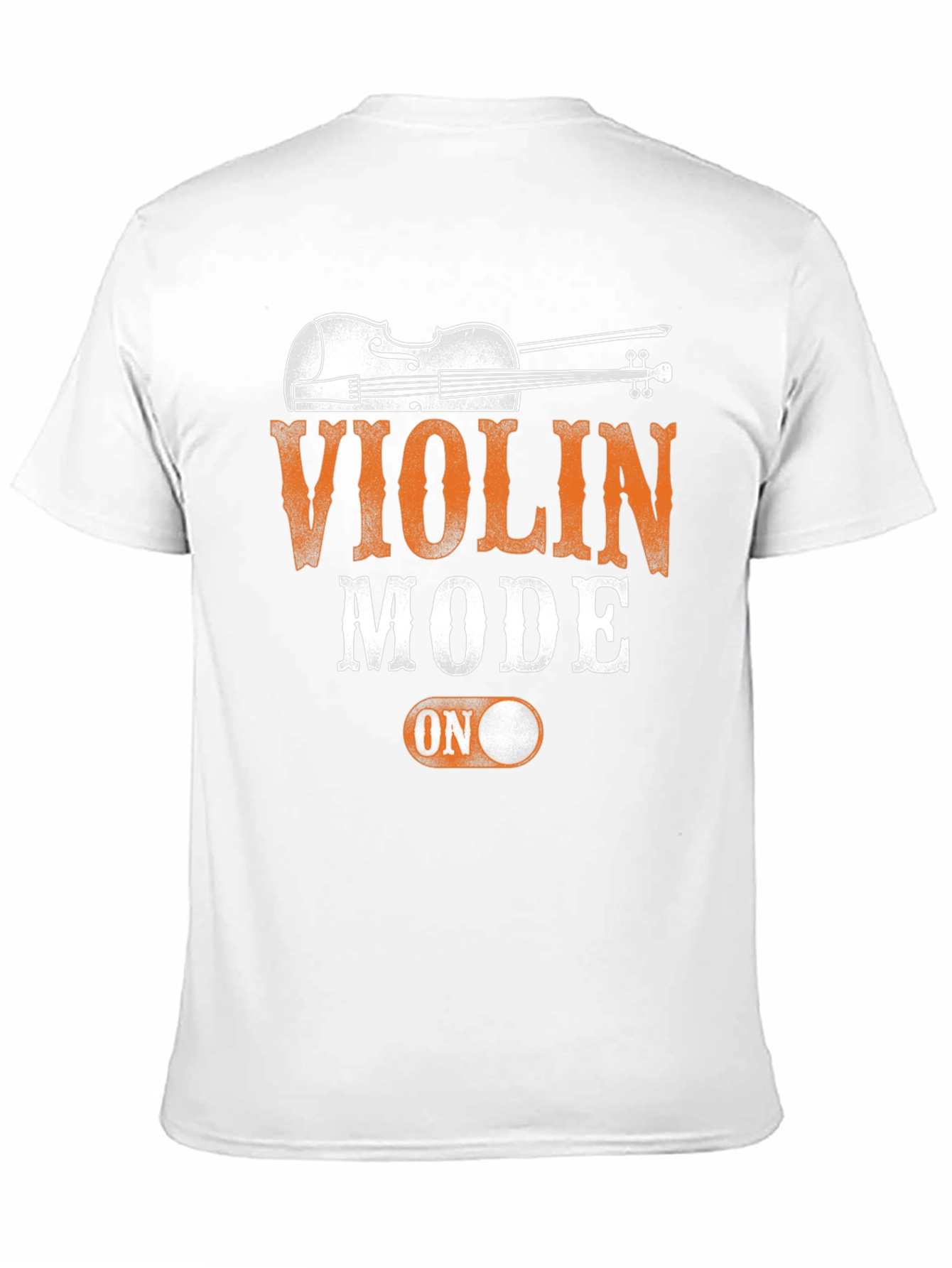 Black Violin Mode On T-Shirt | Musician Apparel view 11