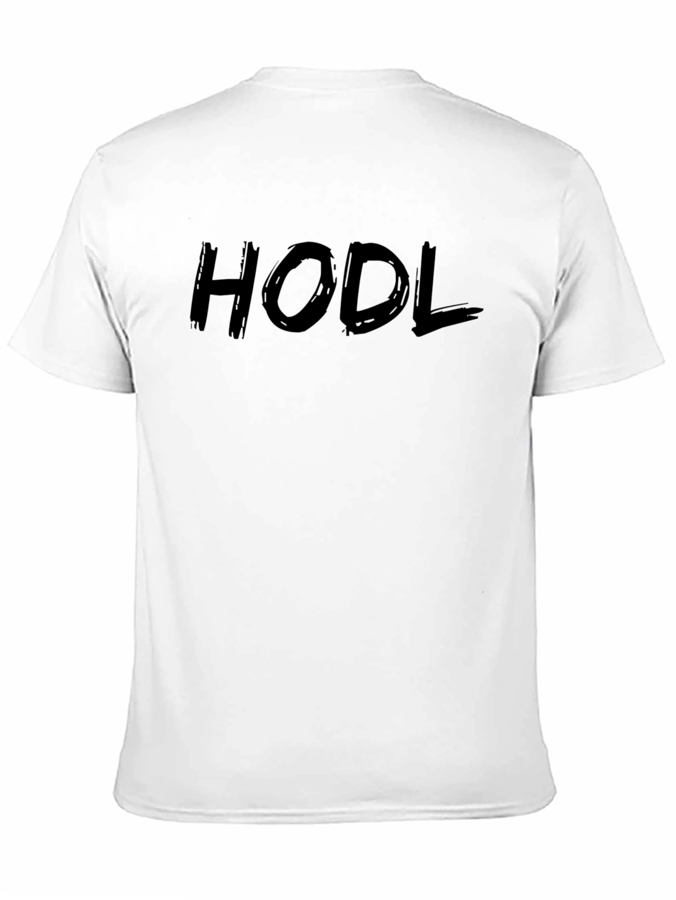 Black HODL Crypto T-Shirt - Black Cotton Tee view 11