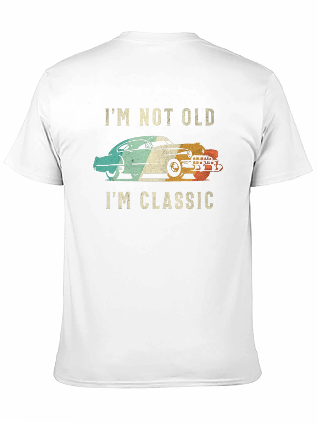 Black Classic Car Graphic Tee - I'm Not Old, I'm Classic view 11