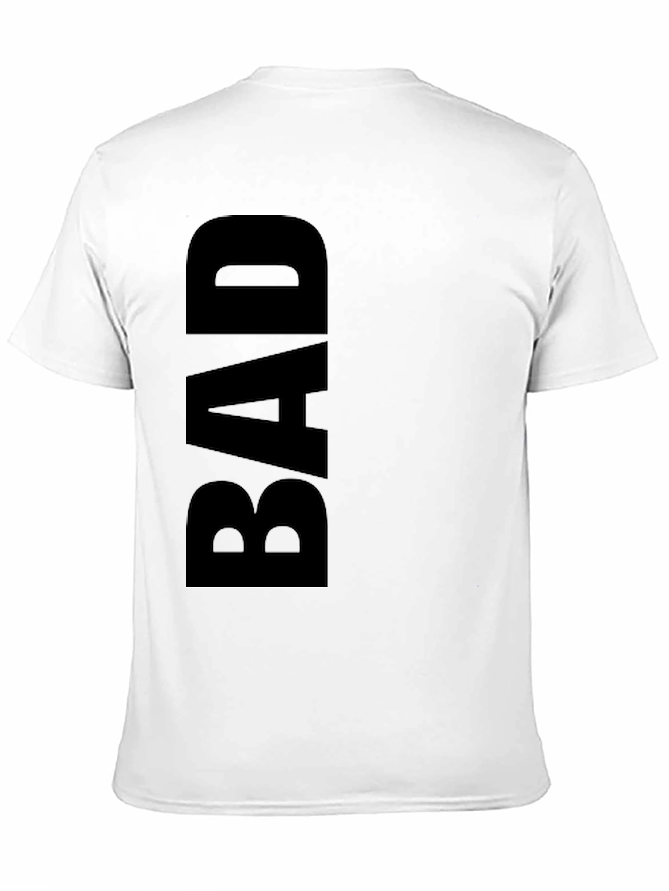 Black Black "BAD" Graphic Tee - Trendy Casual Wear view 11