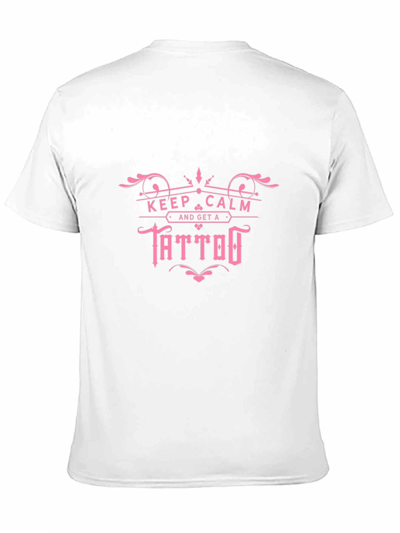 Black Keep Calm and Get a Tattoo T-Shirt view 11