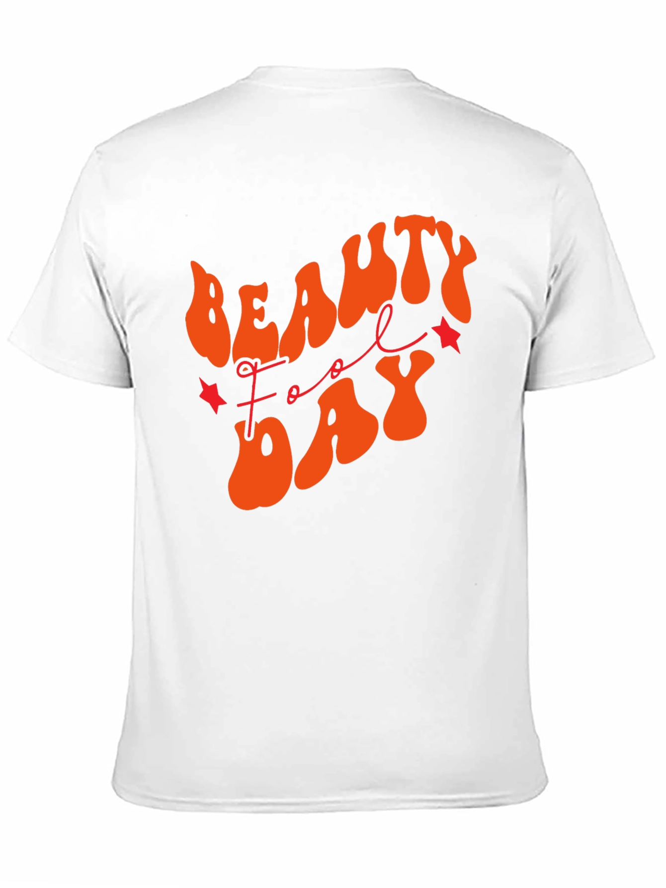 Black Beauty Fool Day T-Shirt - Retro Orange Graphic Tee view 11