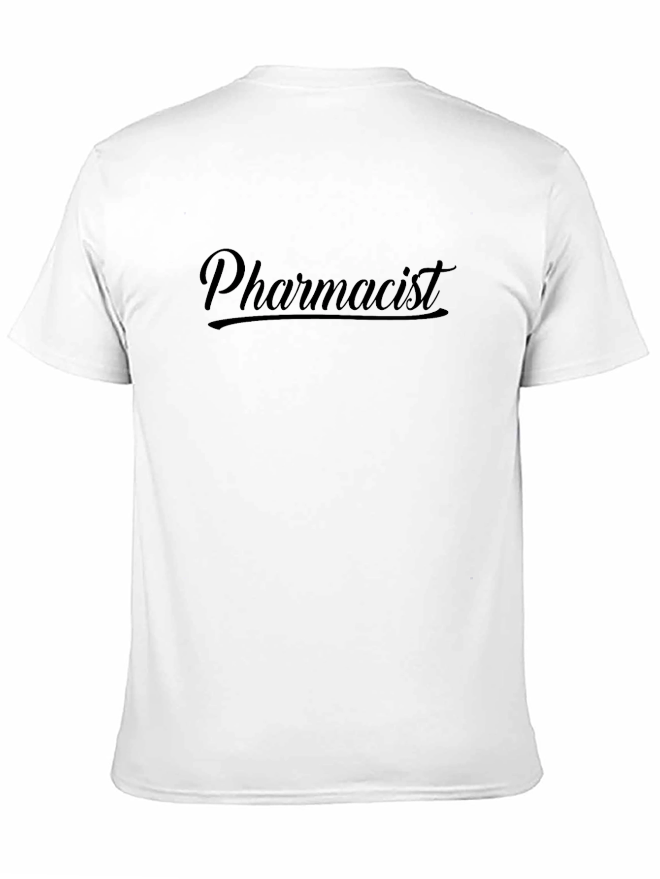 Black Pharmacist T-Shirt - Stylish Crew Neck Tee view 11