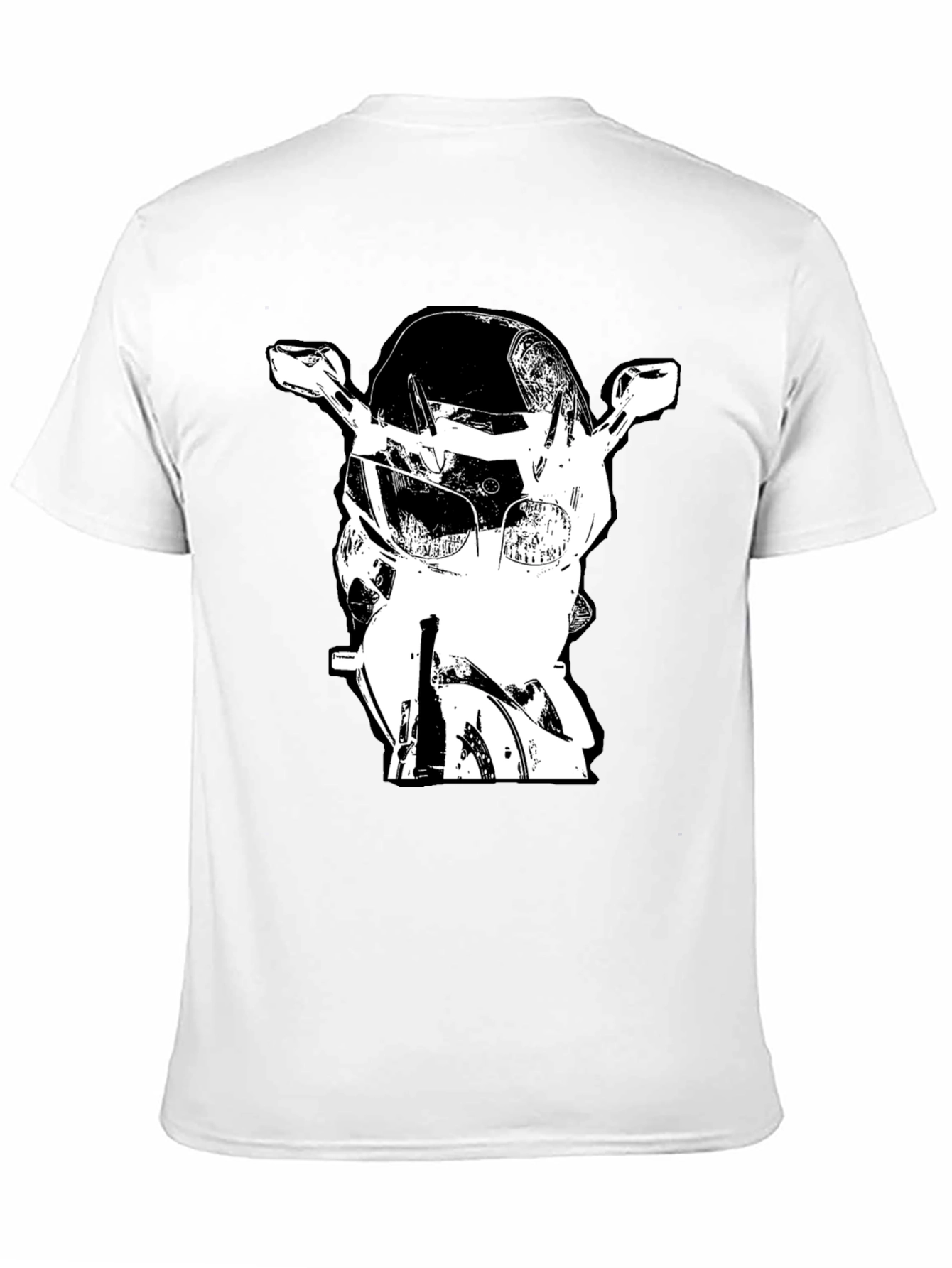 Black Motorcycle Graphic T-Shirt - Biker Tee view 11