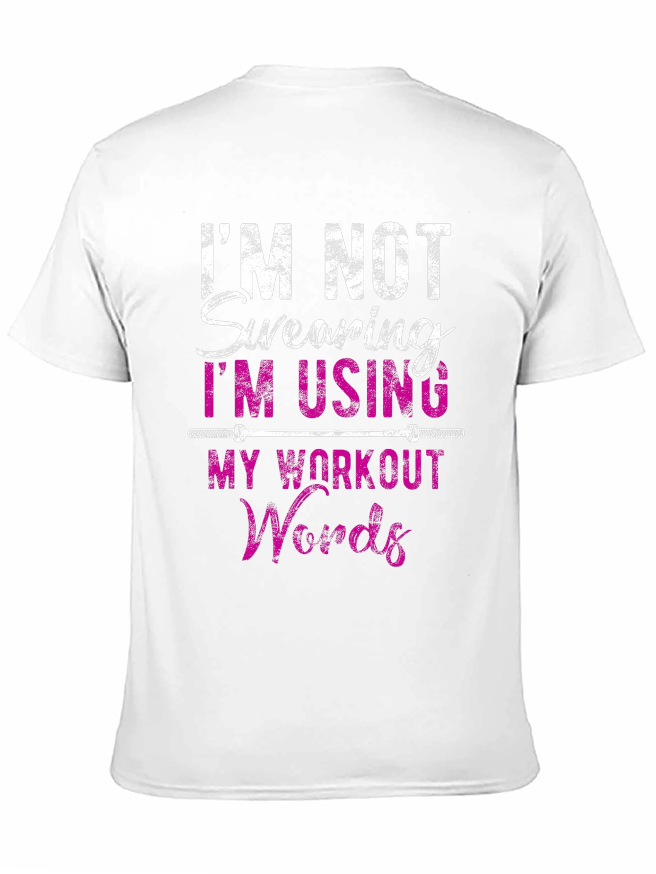 Black Funny Workout Graphic Tee - Gym Humor T-Shirt view 11