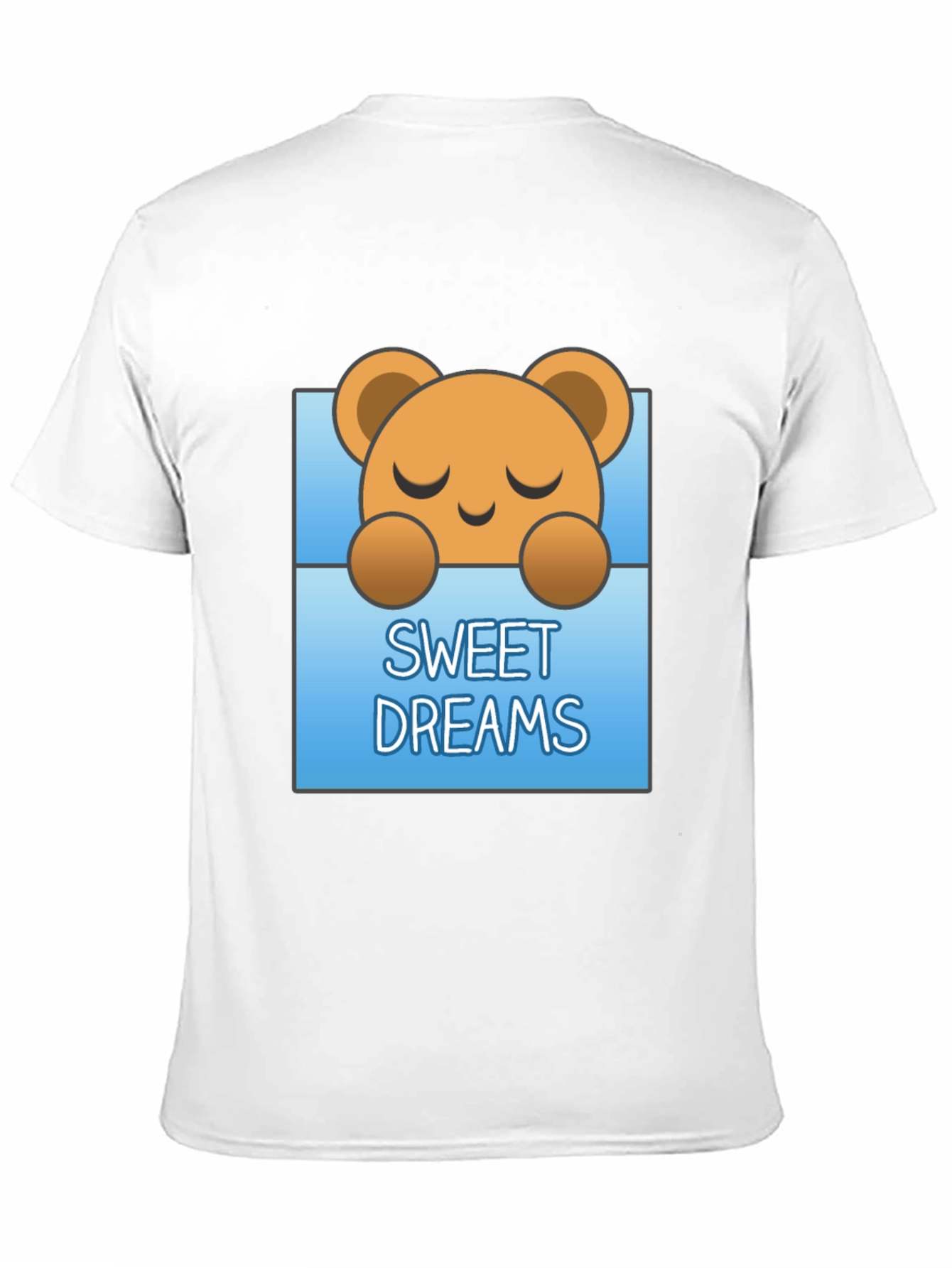 Black Sweet Dreams Bear Graphic Tee - Soft Cotton view 11