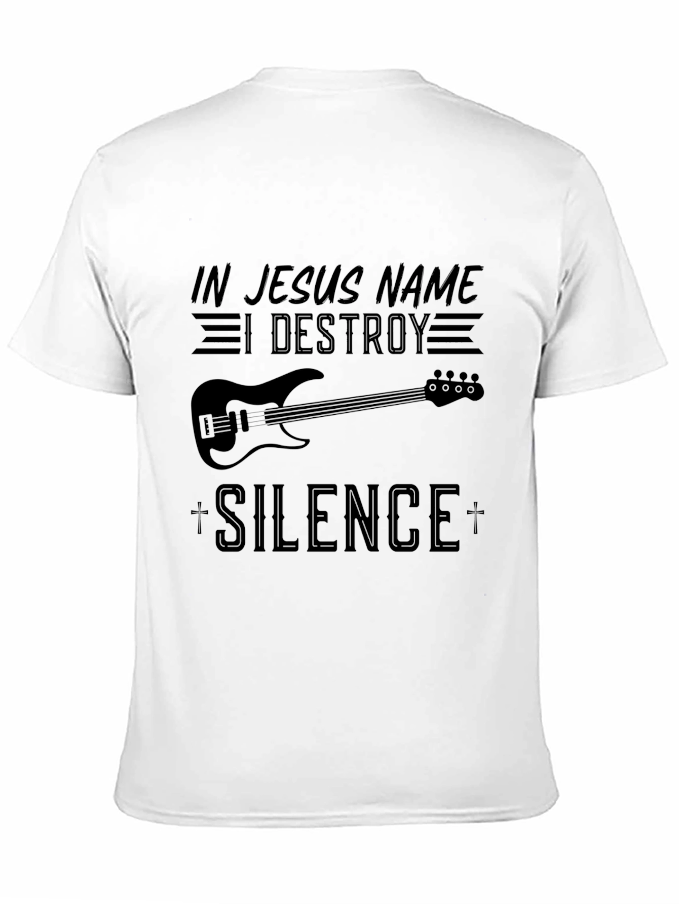 Black In Jesus Name I Destroy Silence T-Shirt view 11
