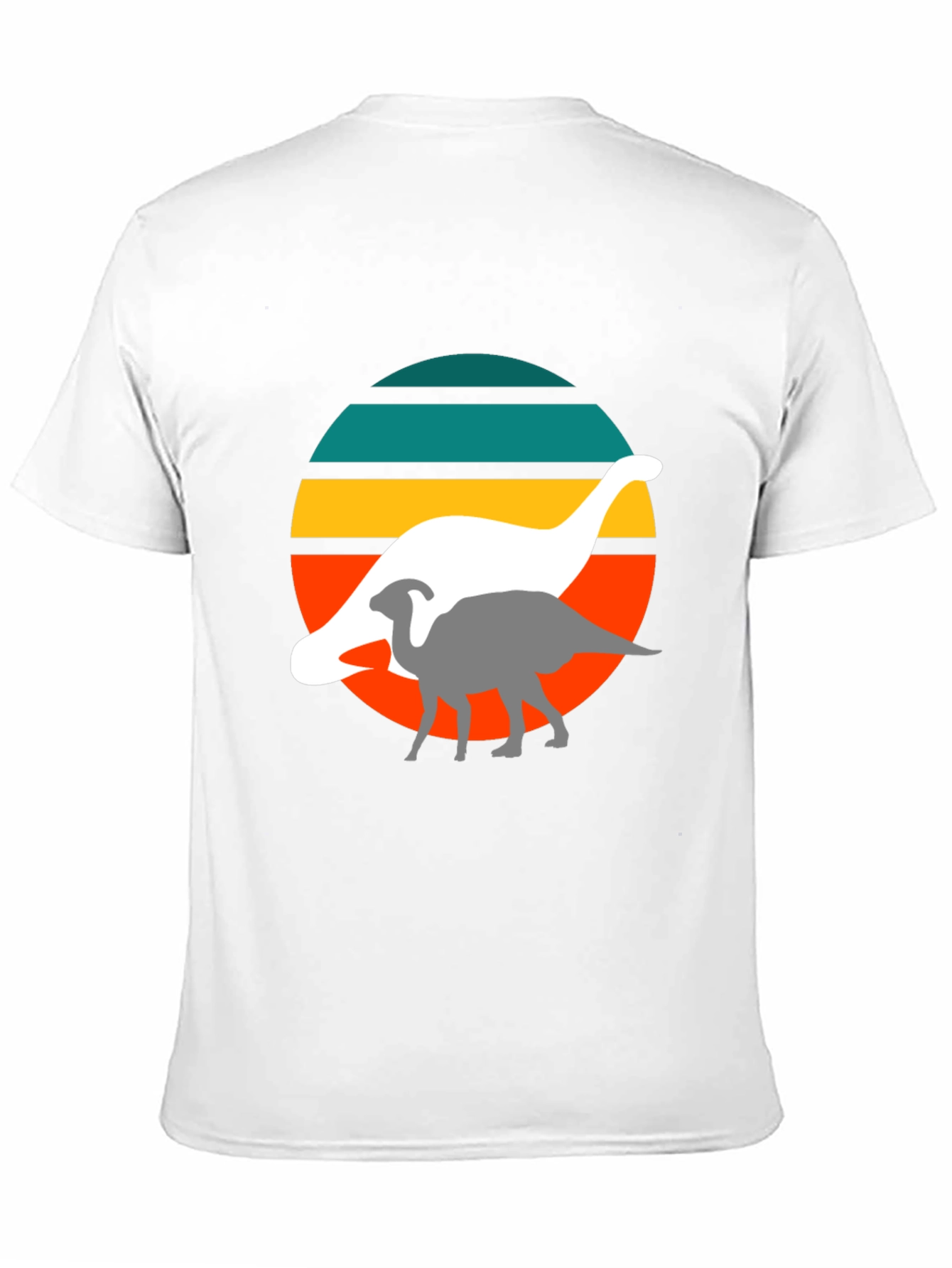 Black Retro Dinosaur T-Shirt view 11