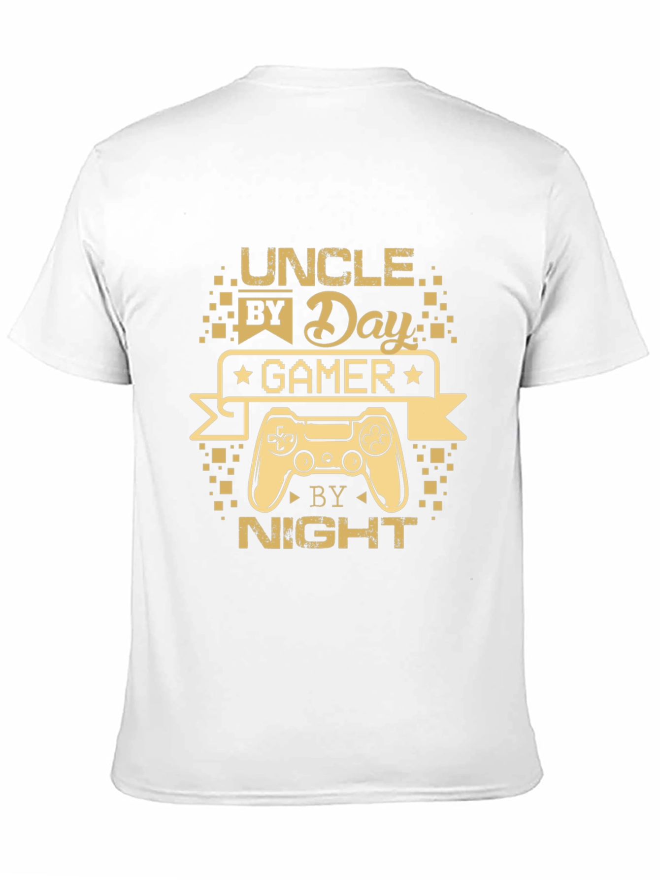 Black Uncle By Day Gamer By Night T-Shirt view 11