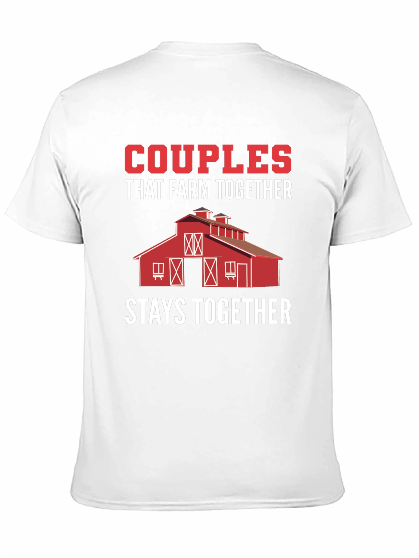 Black Couples That Farm Together Stay Together T-Shirt view 11
