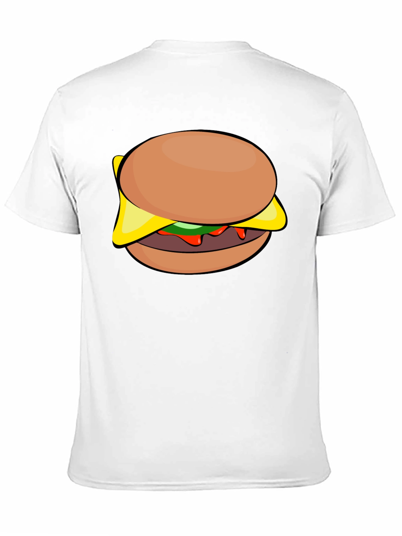 Black Burger Graphic Tee - Casual Style Shirt view 11