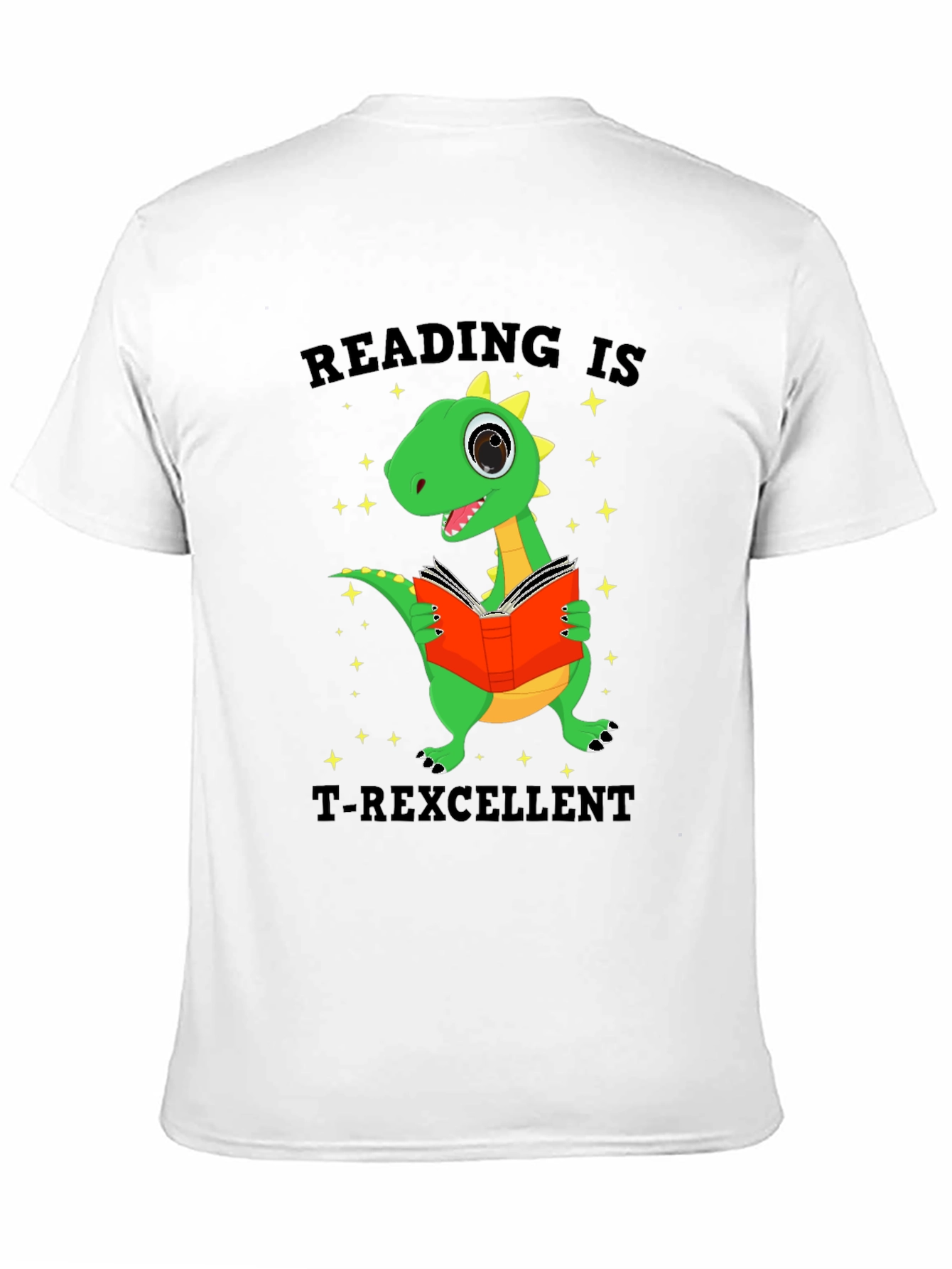 Black Reading is T-Rexcellent T-Shirt view 11