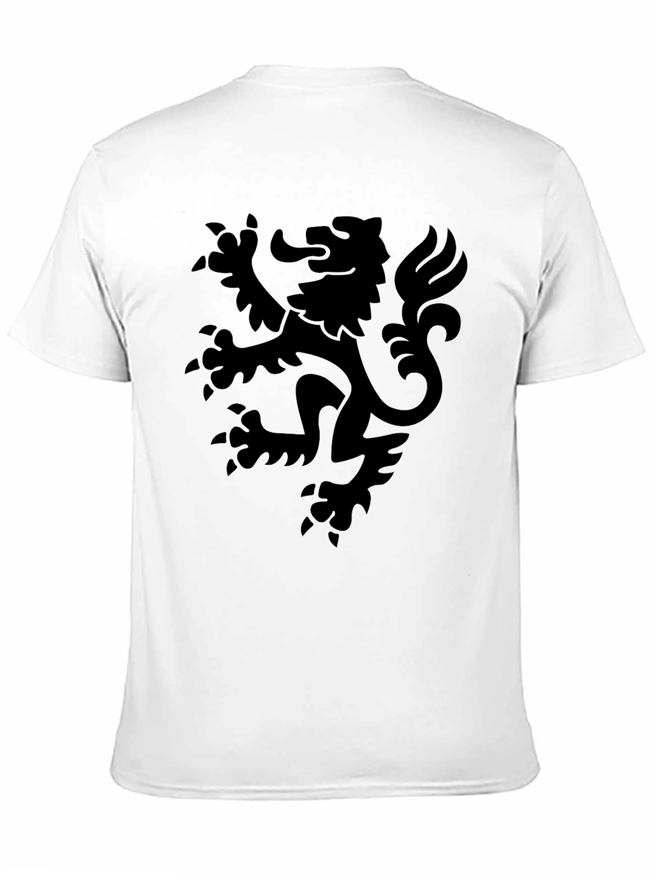 Black Black Lion Crest Graphic Tee view 11