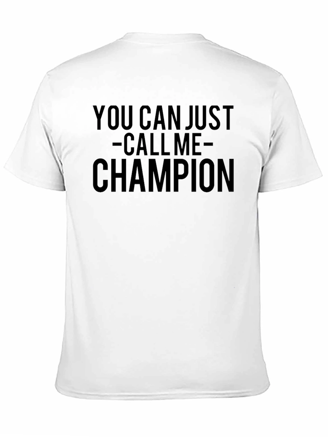Black Champion Graphic Tee - You Can Just Call Me Champion view 11