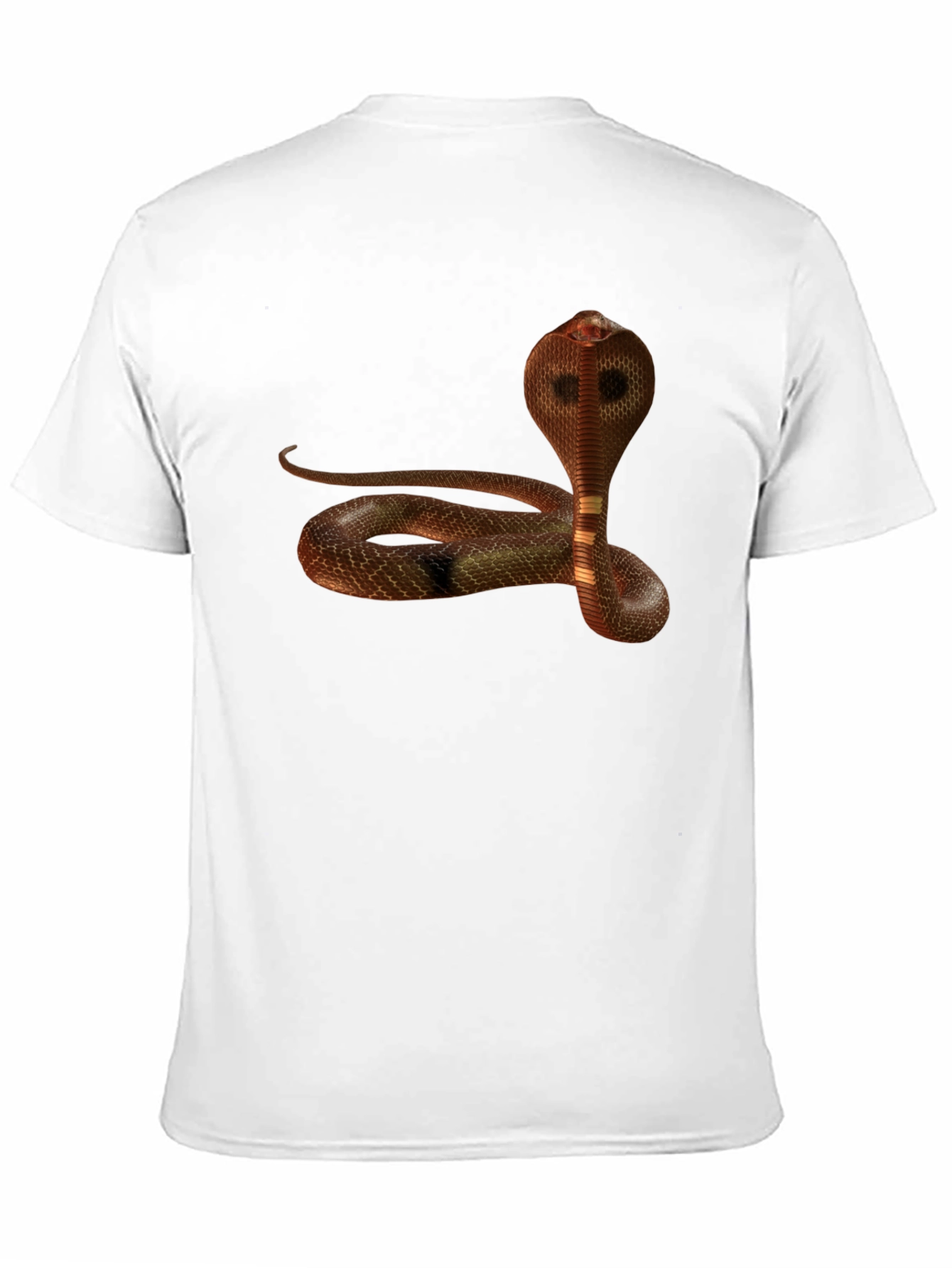 Black Cobra Snake Graphic Black T-Shirt view 11