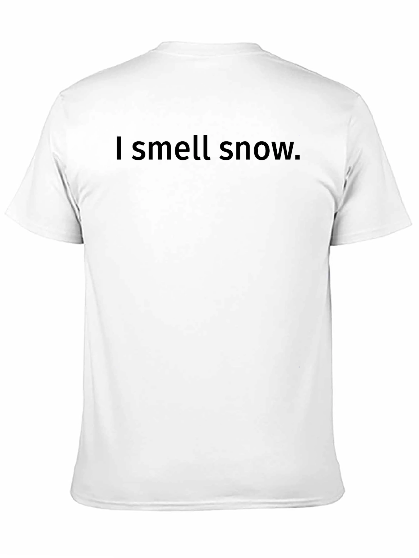 Black I Smell Snow Graphic T-Shirt view 11