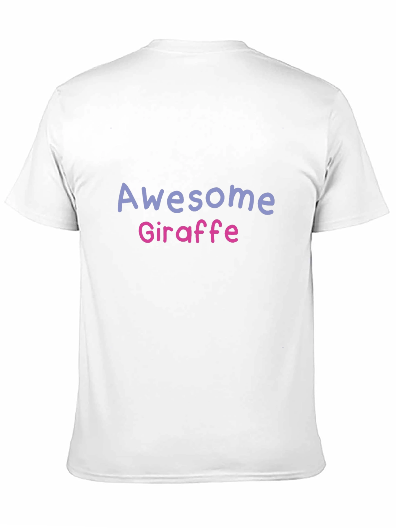 Black Awesome Giraffe Graphic T-Shirt view 11