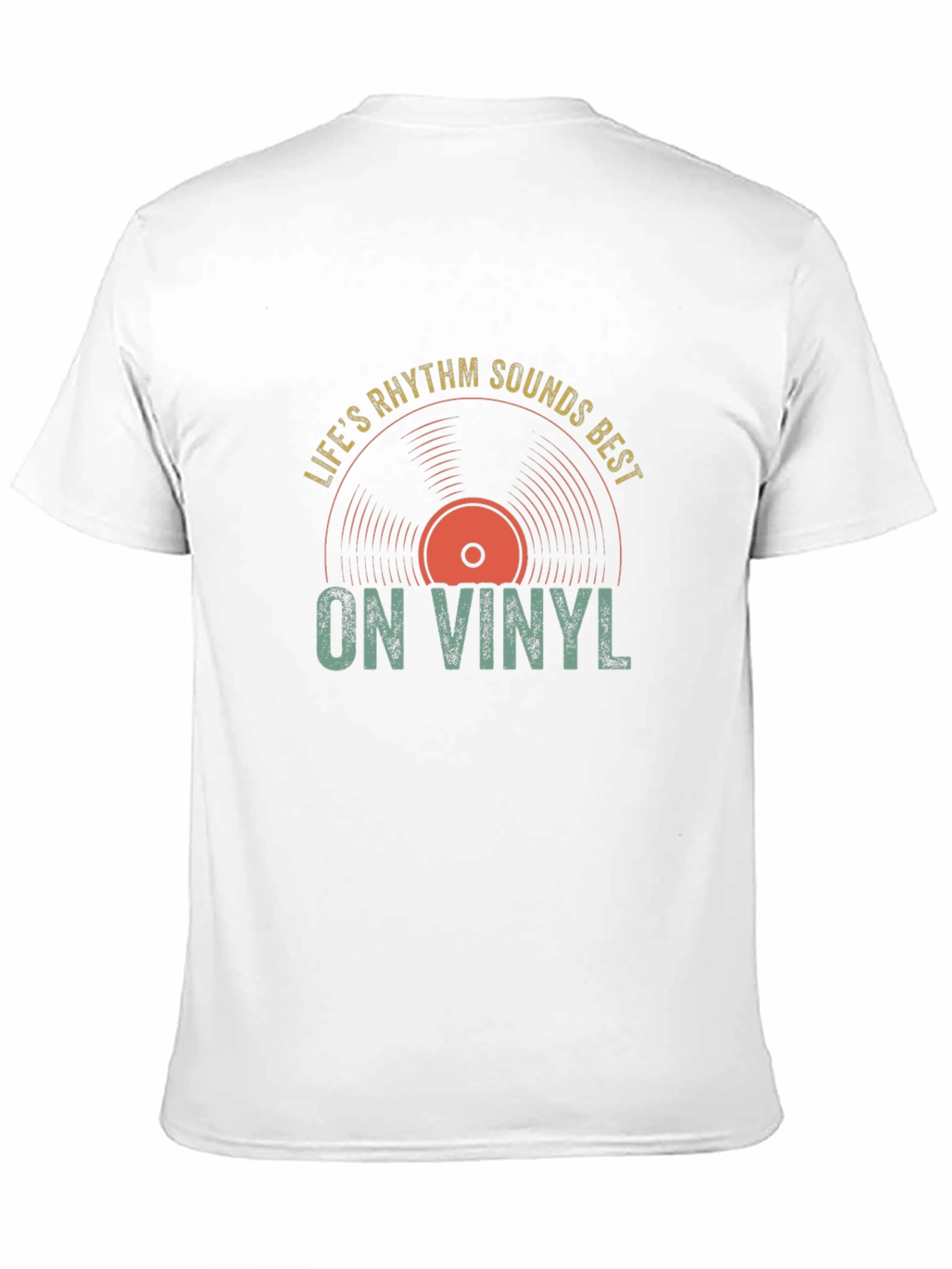 Black Life's Rhythm Sounds Best On Vinyl Graphic T-Shirt view 11