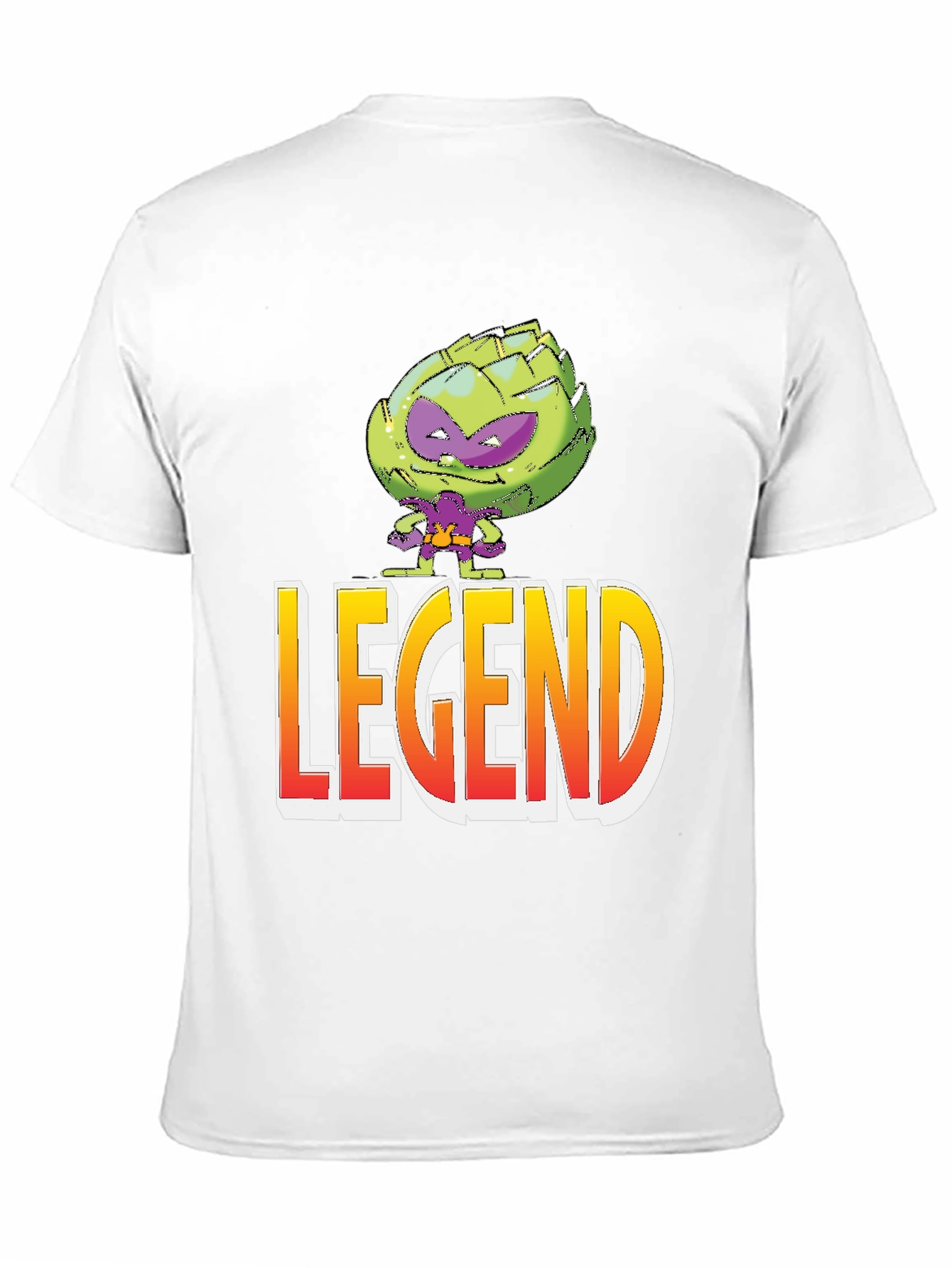 Black Artichoke Legend Graphic T-Shirt - Black Cotton Tee view 11