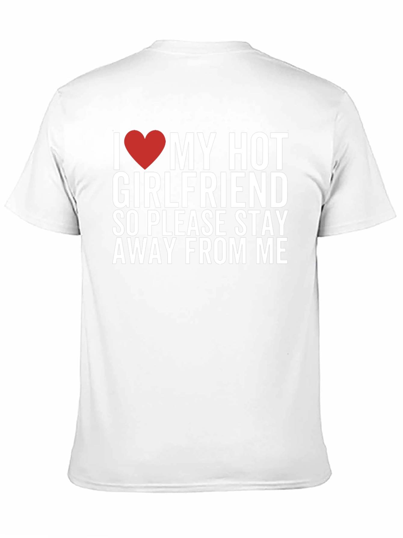 Black I Love My Hot Girlfriend Graphic Tee view 11