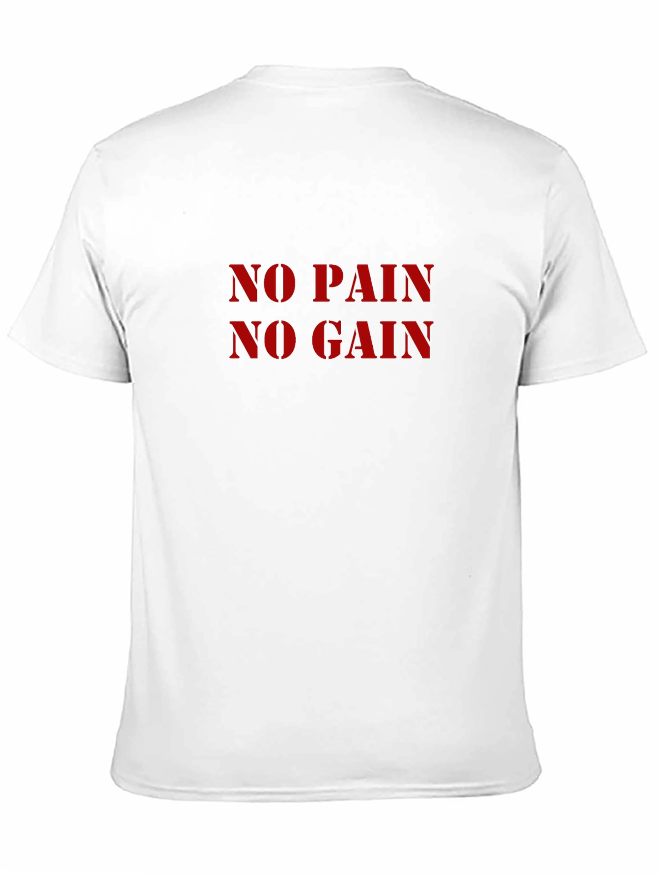 Black No Pain No Gain Graphic T-Shirt view 11