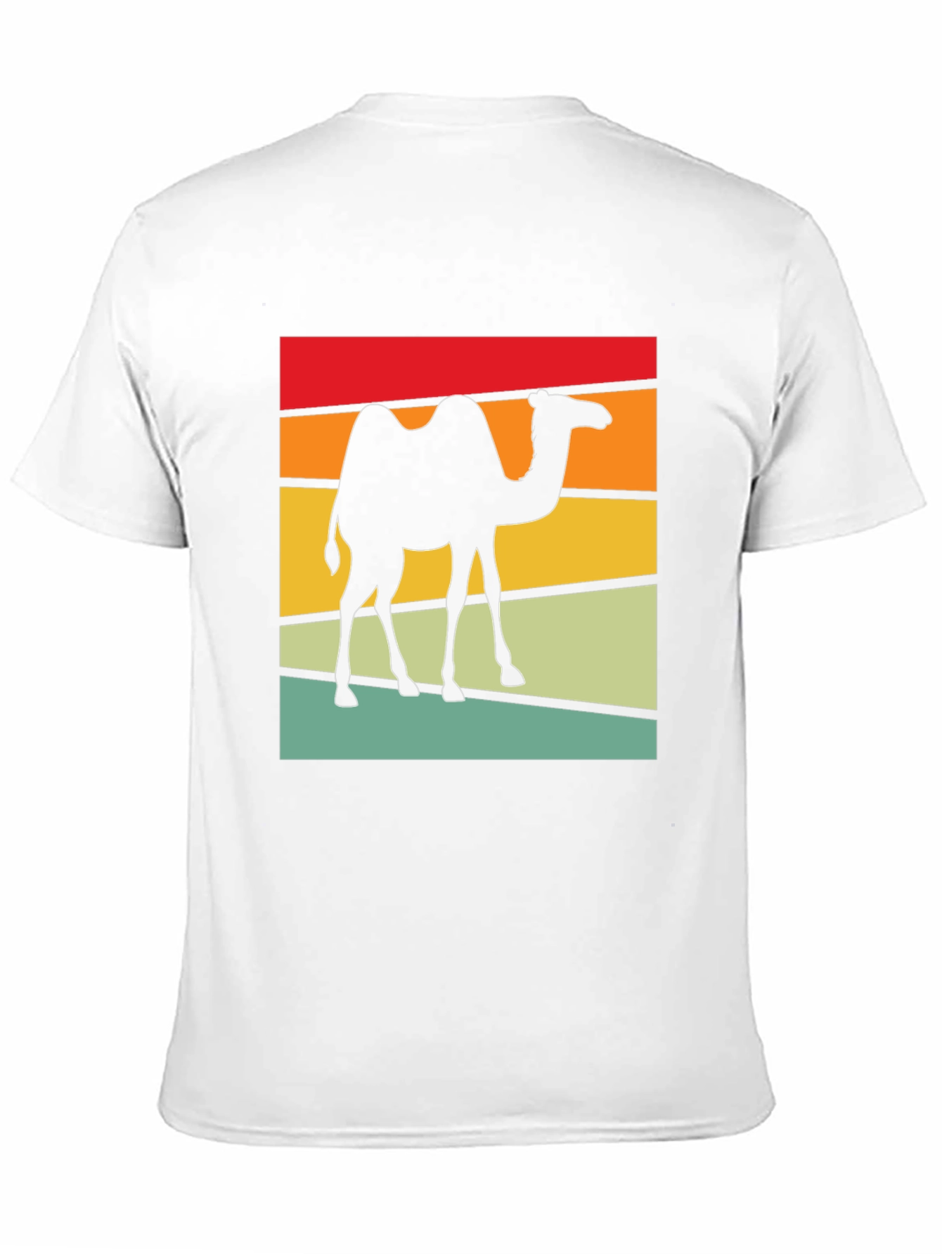 Black Retro Camel T-Shirt: Black Cotton Blend, Graphic Tee view 11