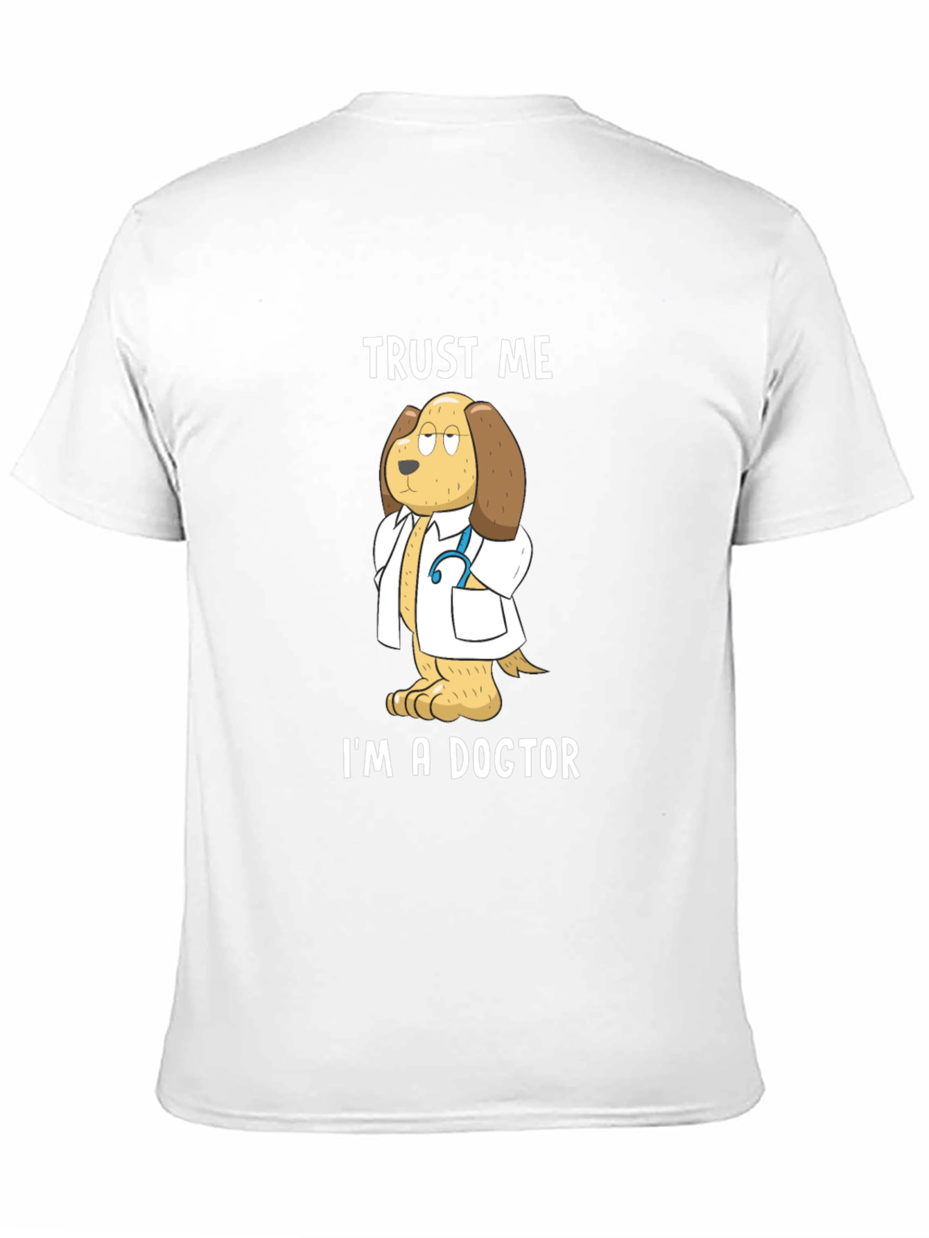 Black Trust Me I'm A Dogtor T-Shirt view 11
