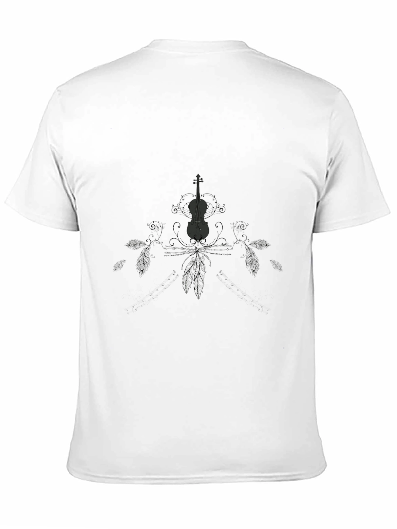 Black Violin Graphic Tee - Dark Style view 11