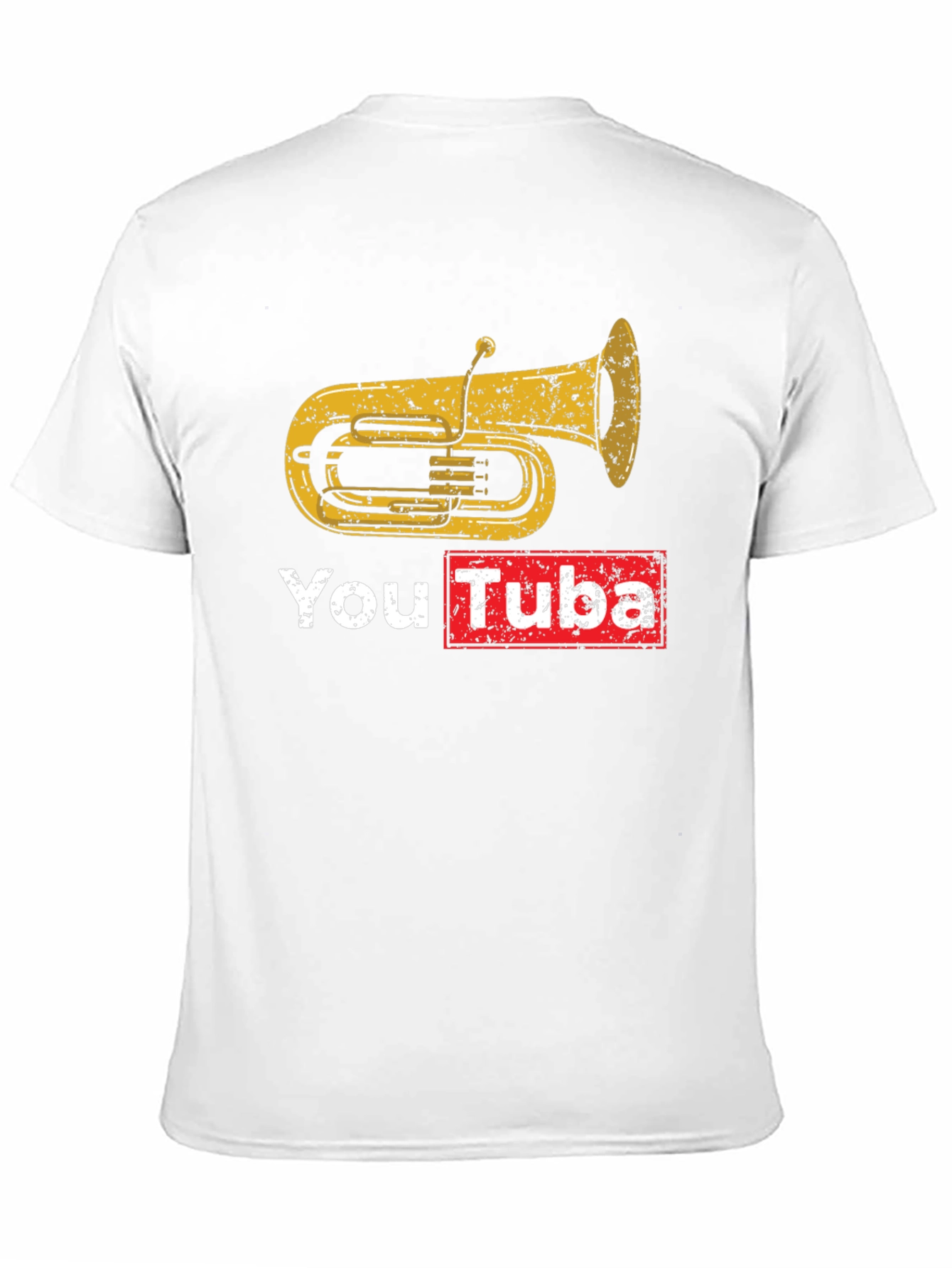 Black You Tuba Graphic T-Shirt - Musician's Novelty Tee view 11