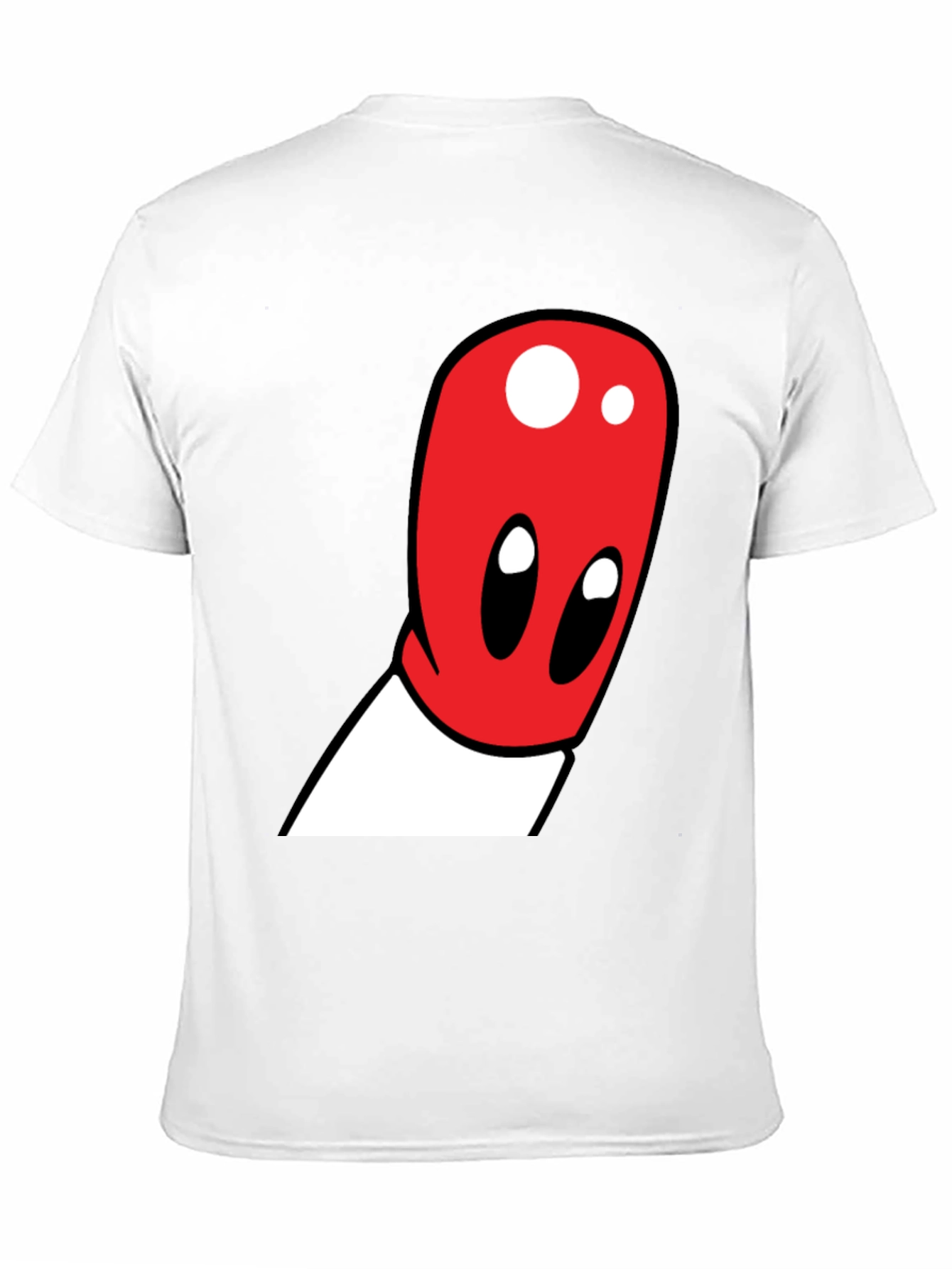 Black Cartoon Character Graphic Tee - Black view 11