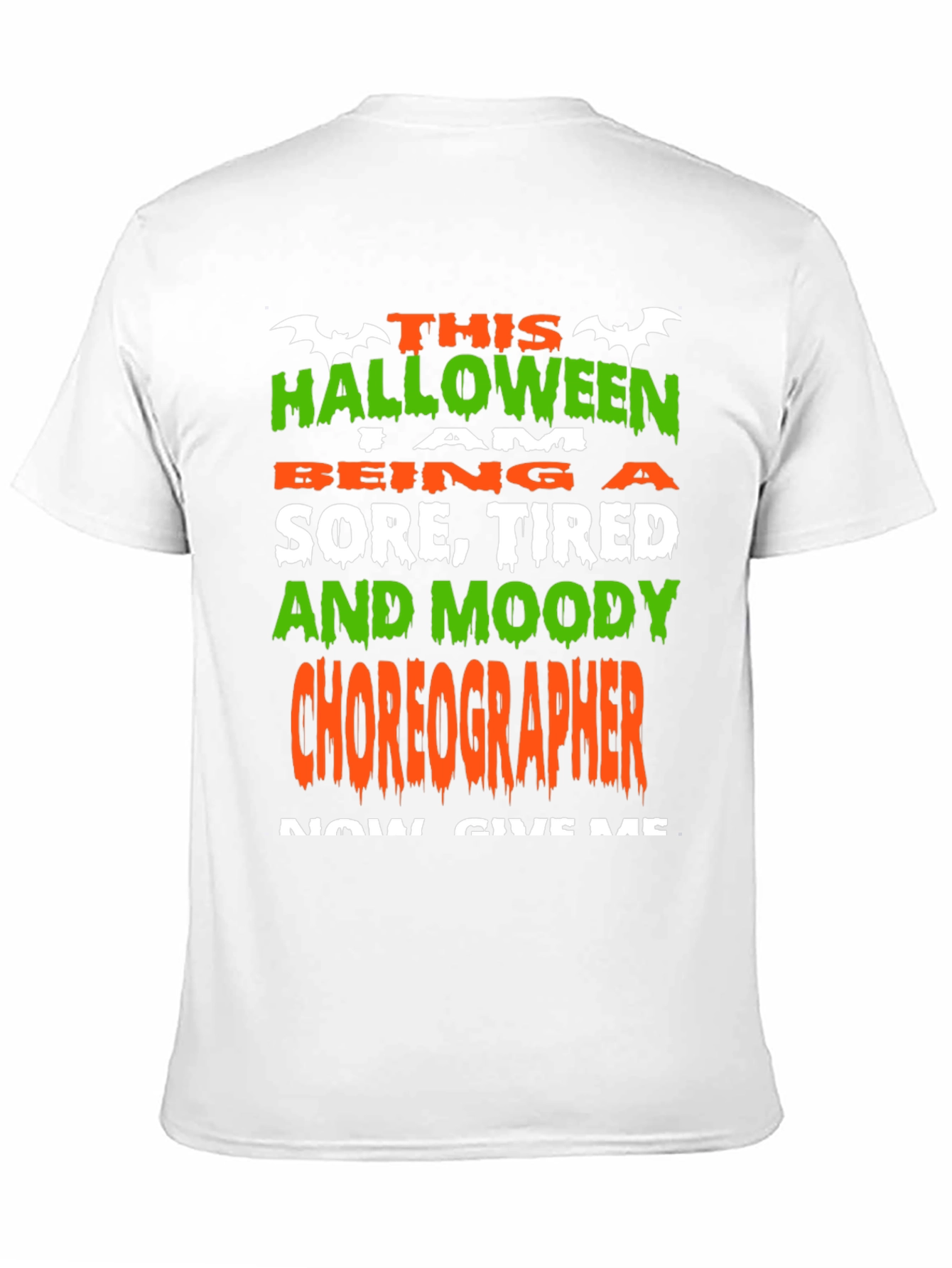 Black Halloween Choreographer T-Shirt view 11