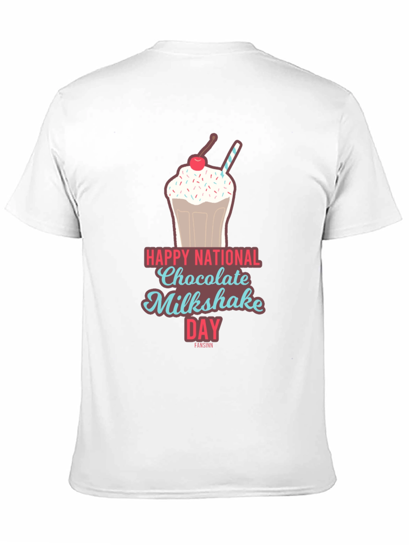 Black National Chocolate Milkshake Day T-Shirt view 11