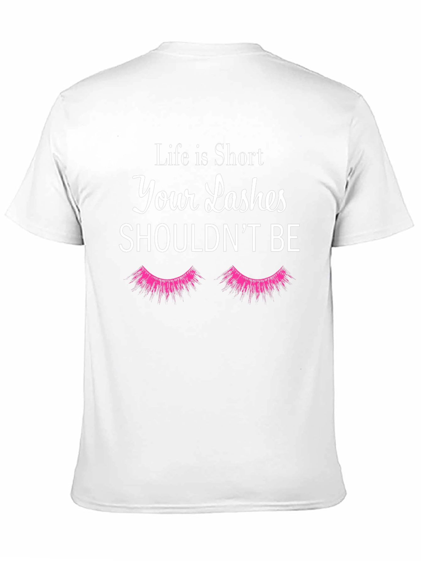 Black Life is Short Lashes Graphic T-Shirt view 11