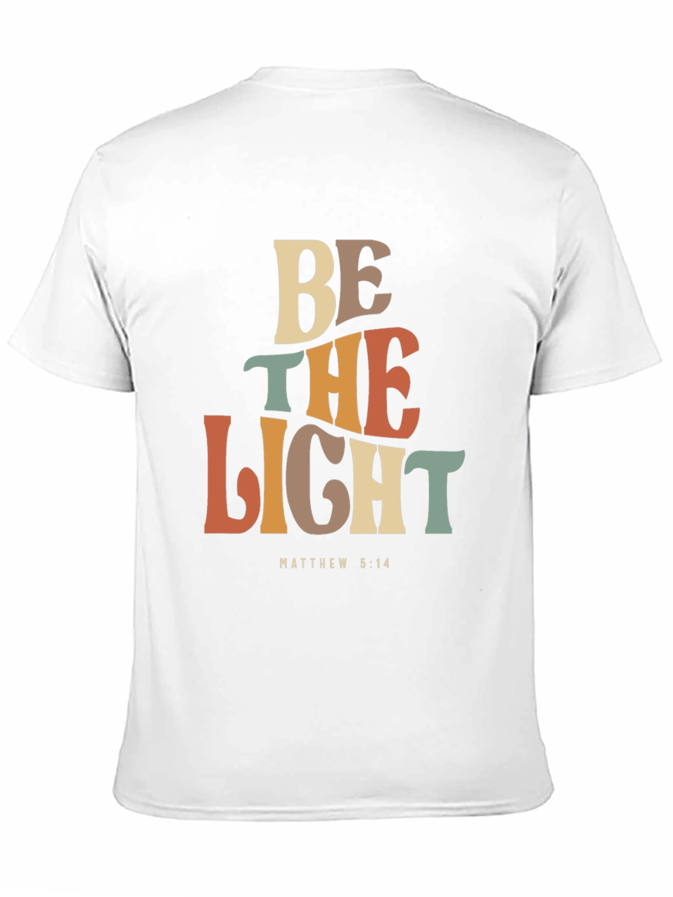 Black Be The Light T-Shirt - Matthew 5:14 Graphic Tee view 11