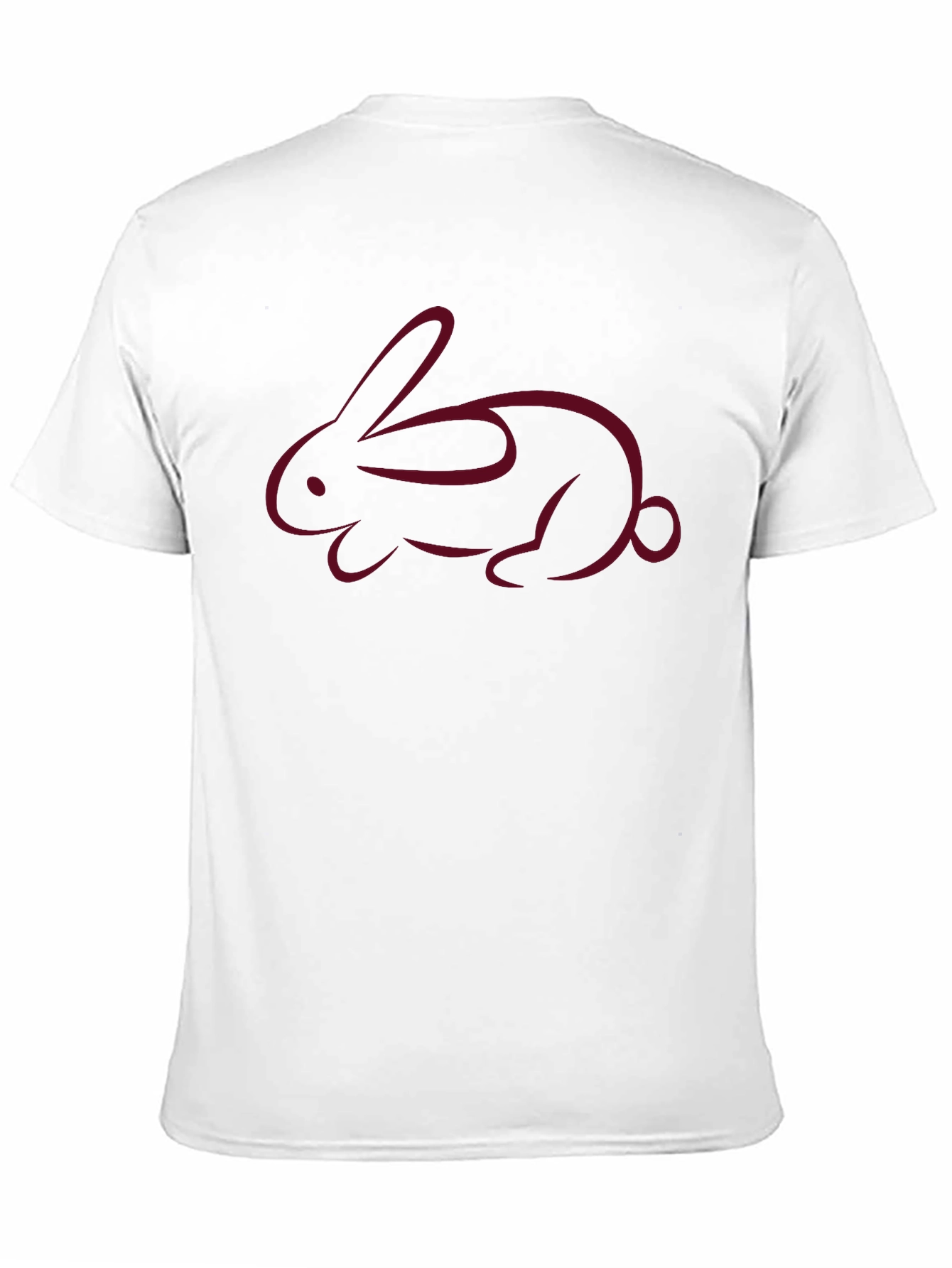 Black Rabbit Graphic Tee - Soft Cotton Blend view 11