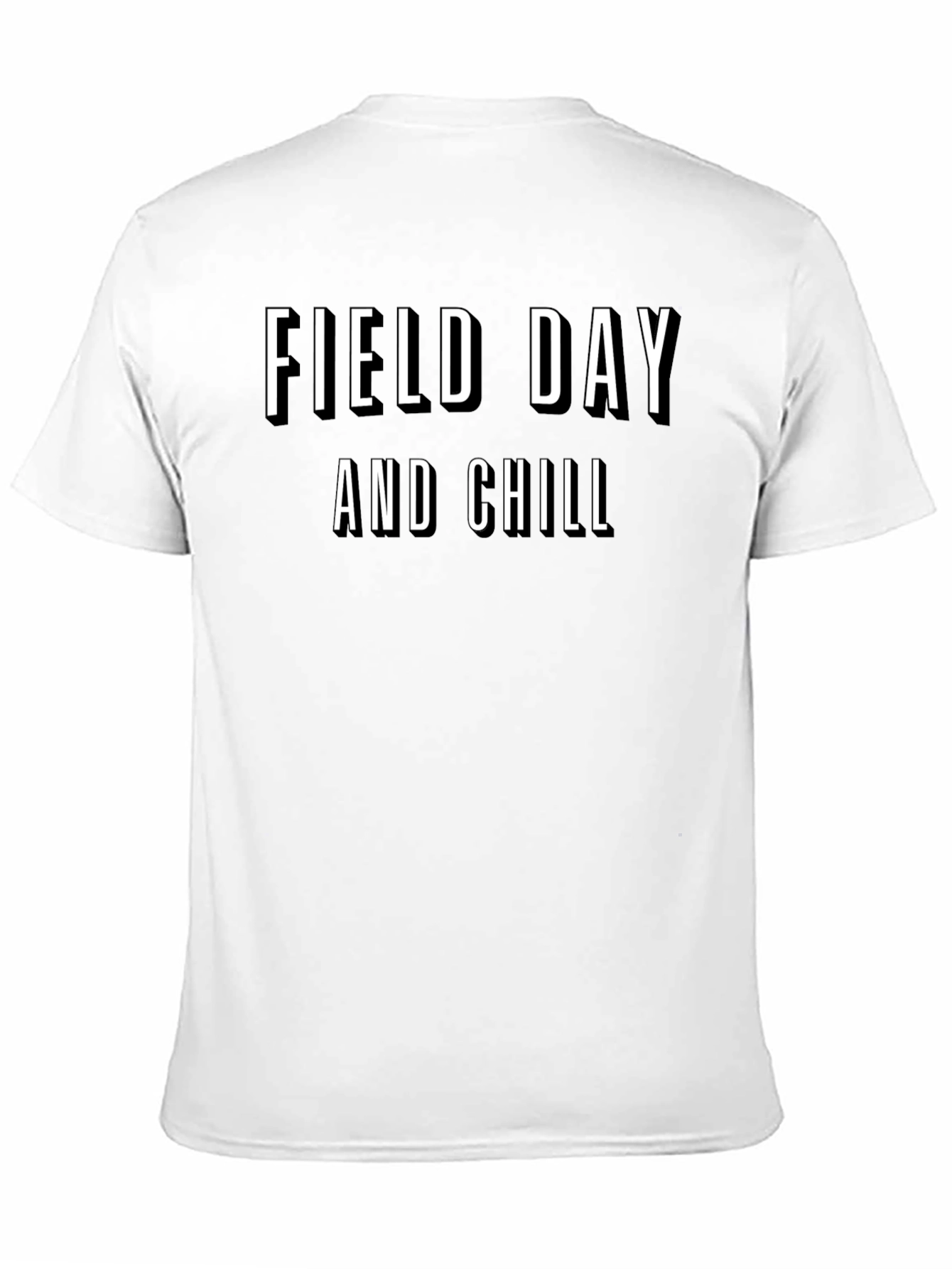 Black Field Day and Chill Graphic Tee view 11