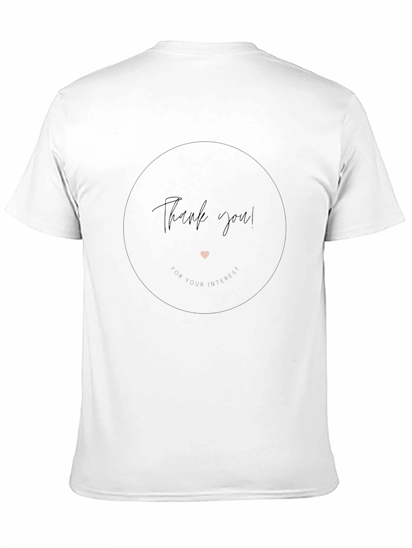 Black Thank You Influencer T-Shirt view 11