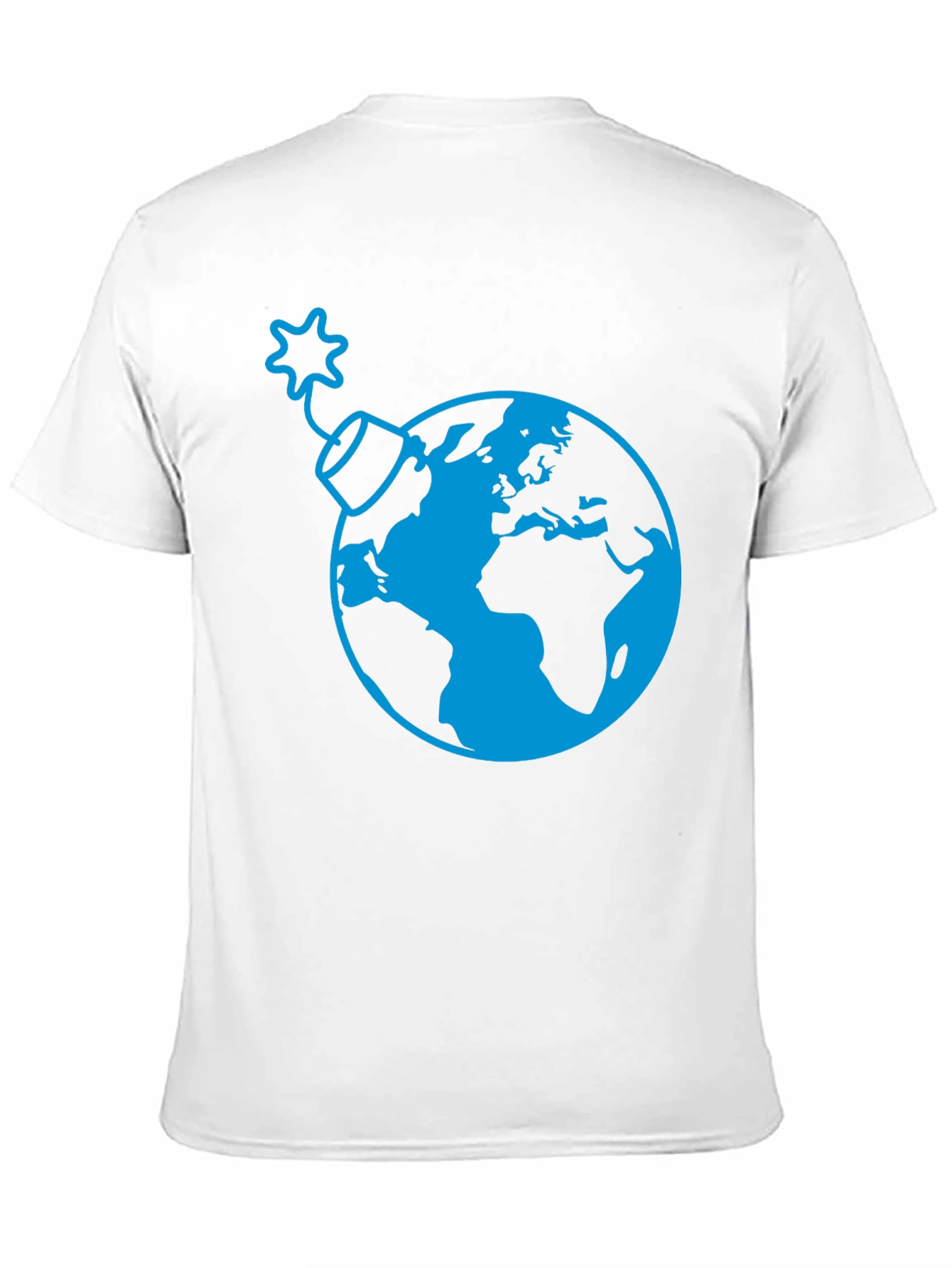 Black Earth Bomb Graphic Tee - Stylish Black T-Shirt view 11