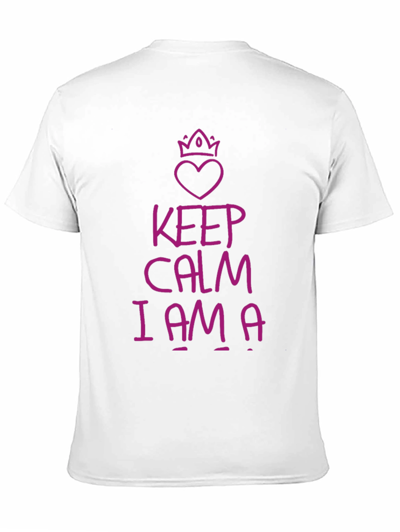 Black Keep Calm I Am A T-Shirt view 11