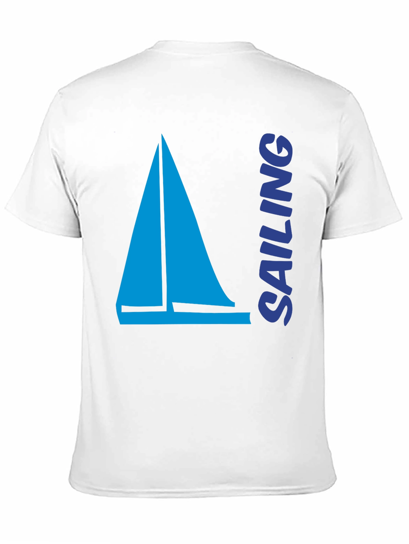 Black Sailing Boat T-Shirt | Nautical Tee view 11