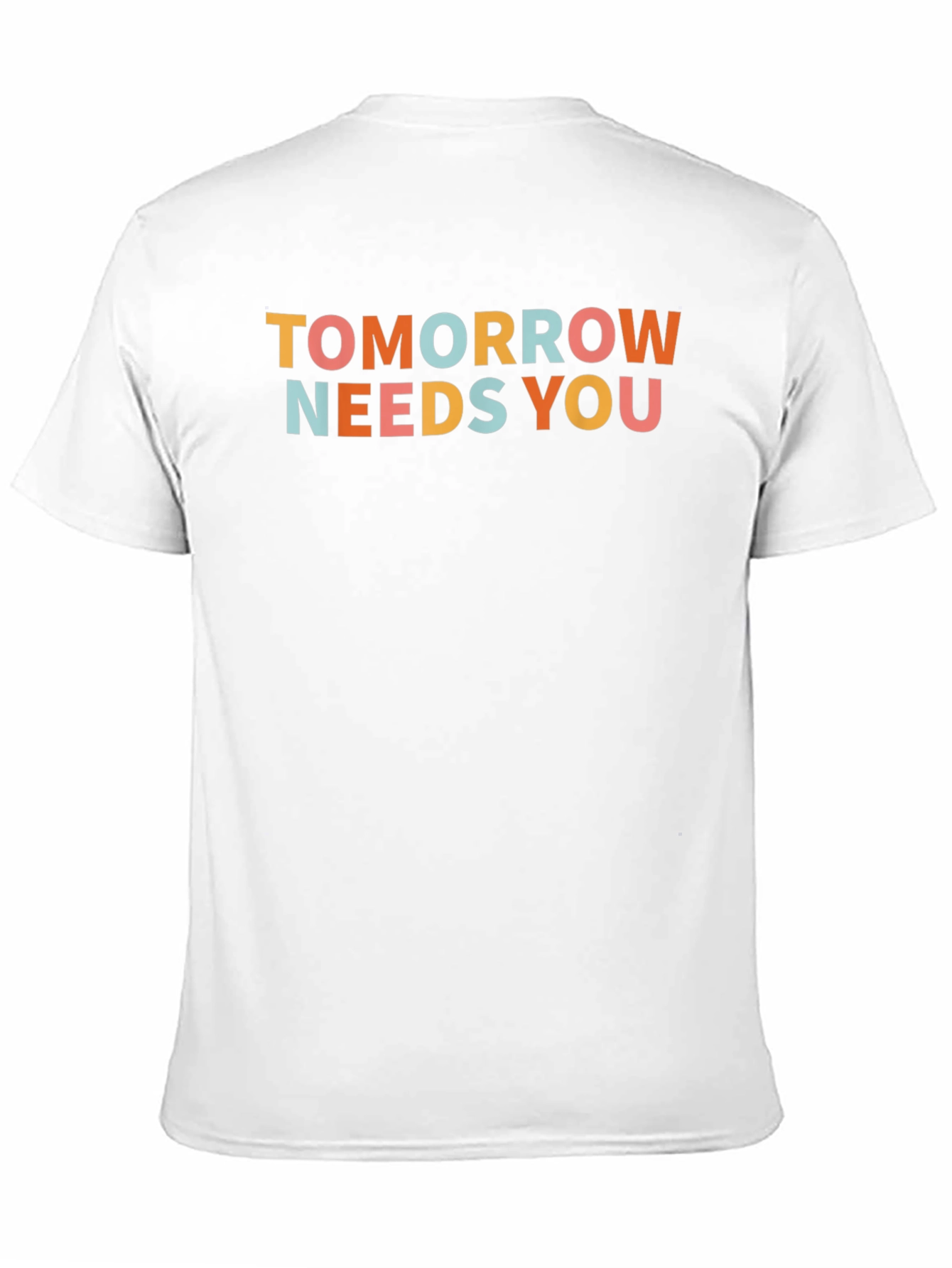 Black Tomorrow Needs You Graphic Tee - Motivational Unisex Shirt view 11